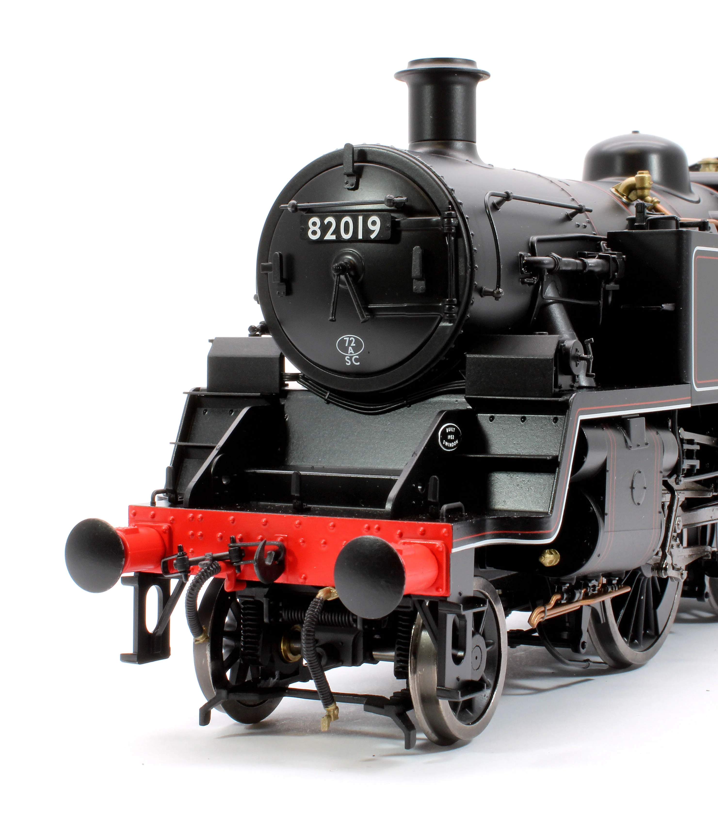 LHT-S-8204D British Railways Standard 3MT 2-6-2T Lined Black Early Crest 82019 - Steam Tank Locomotive - DCC Fitted - Image 6