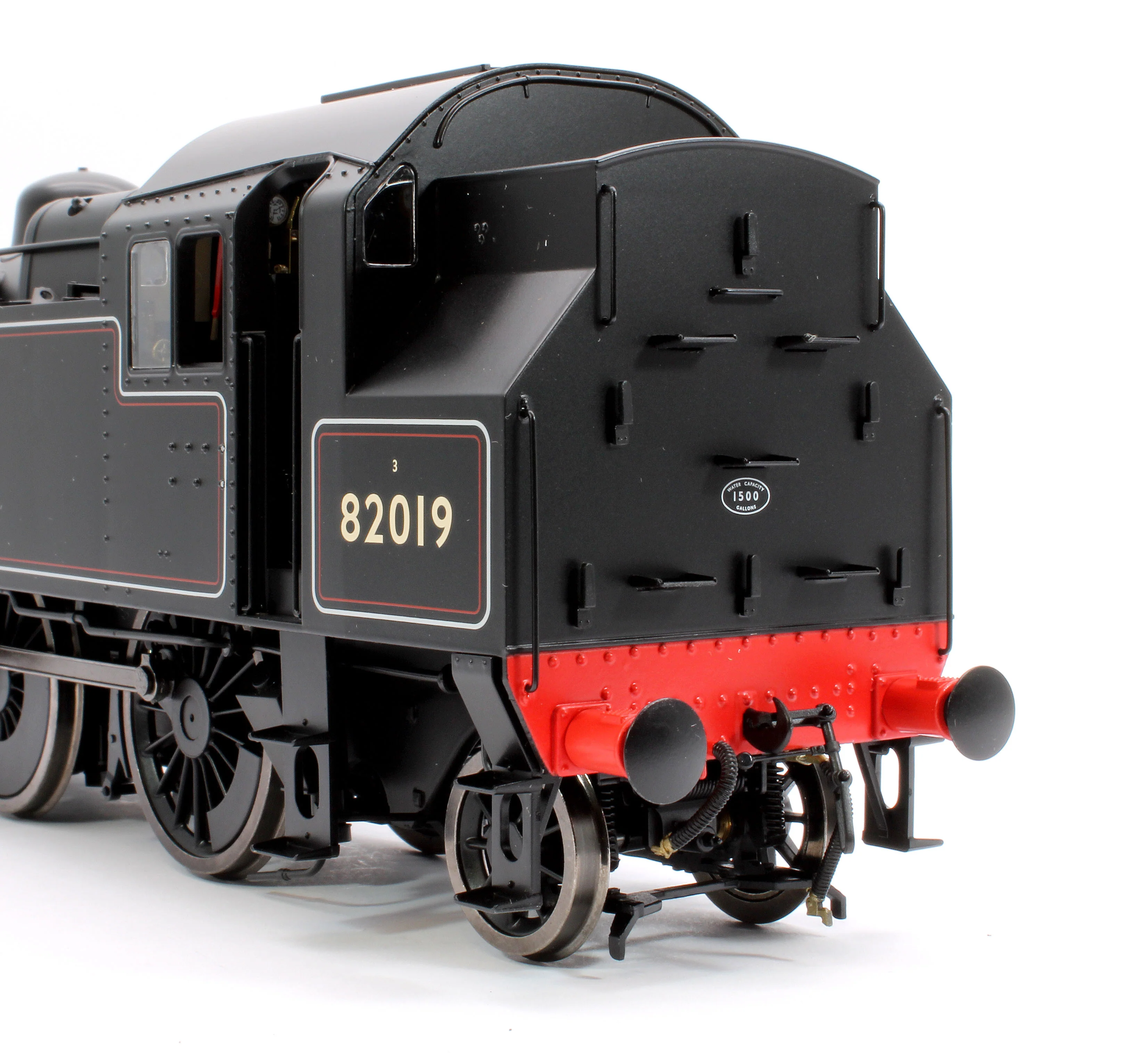 LHT-S-8204D British Railways Standard 3MT 2-6-2T Lined Black Early Crest 82019 - Steam Tank Locomotive - DCC Fitted - Image 7