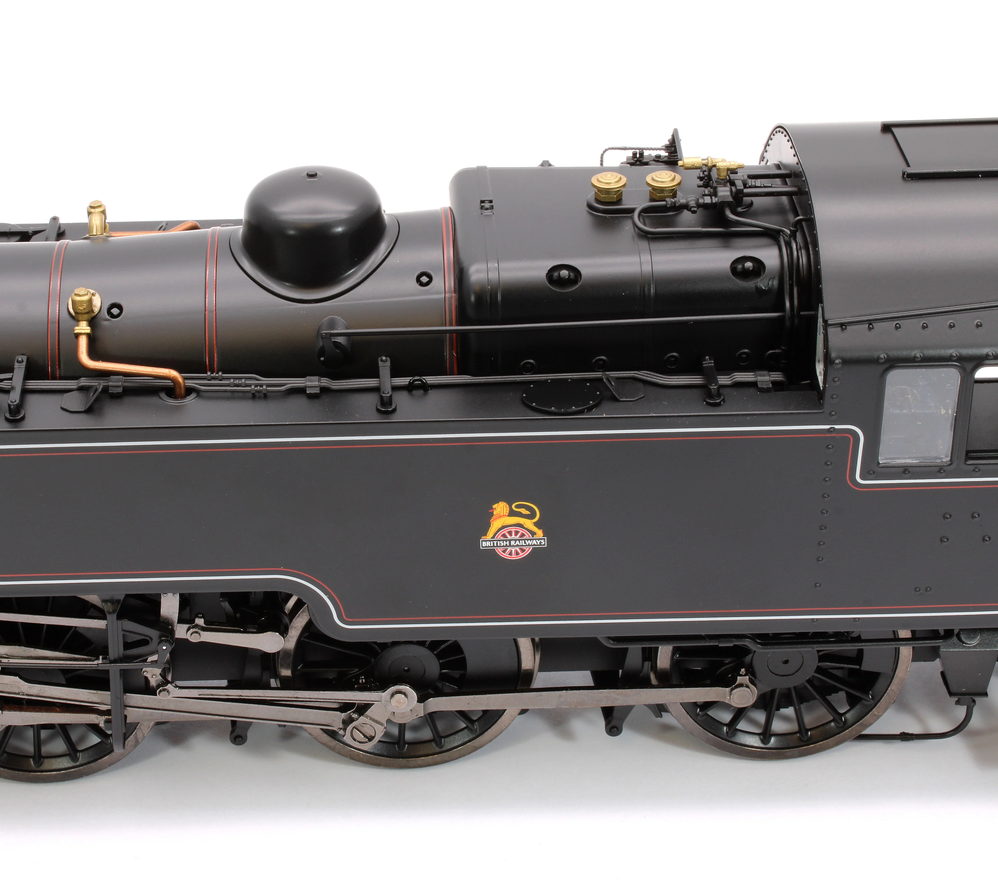 LHT-S-8202D British Railways Standard 3MT 2-6-2T Lined Black Early Crest 82029 - Steam Tank Locomotive - DCC Fitted - Image 8