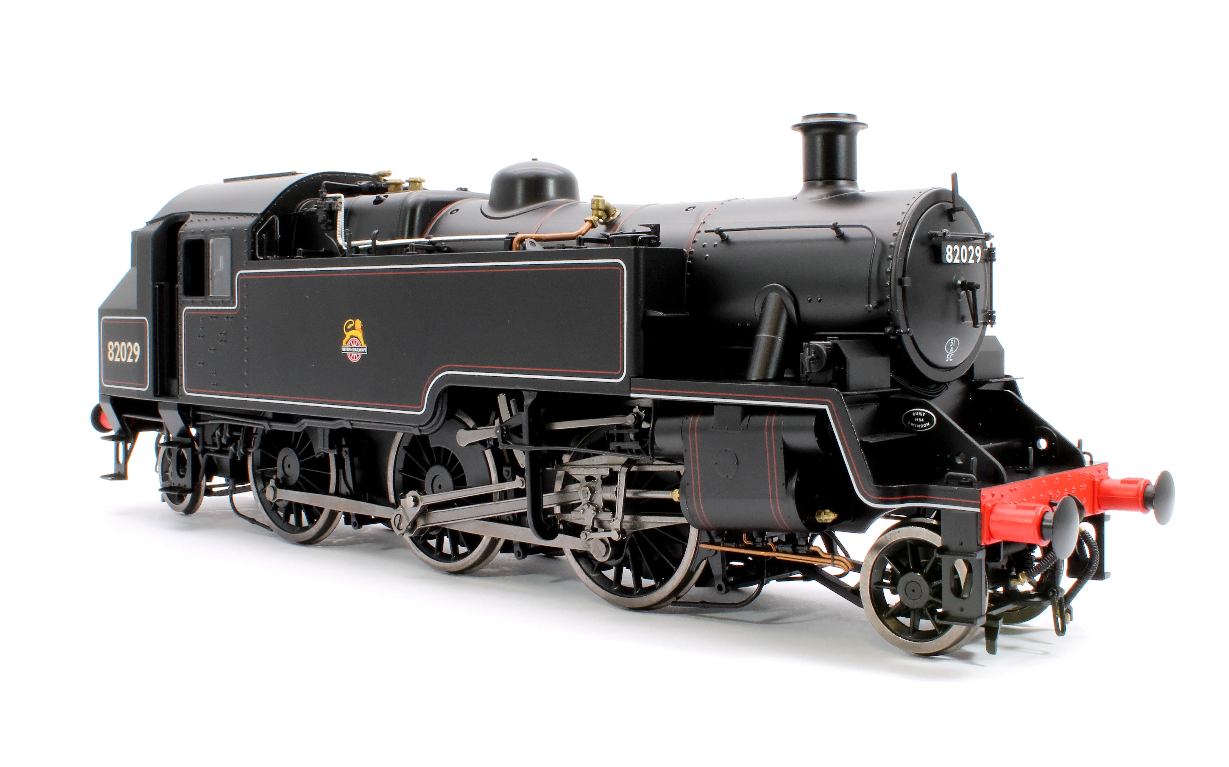LHT-S-8202S British Railways Standard 3MT 2-6-2T Lined Black Early Crest 82029 - Steam Tank Locomotive - DCC Sound - Image 5