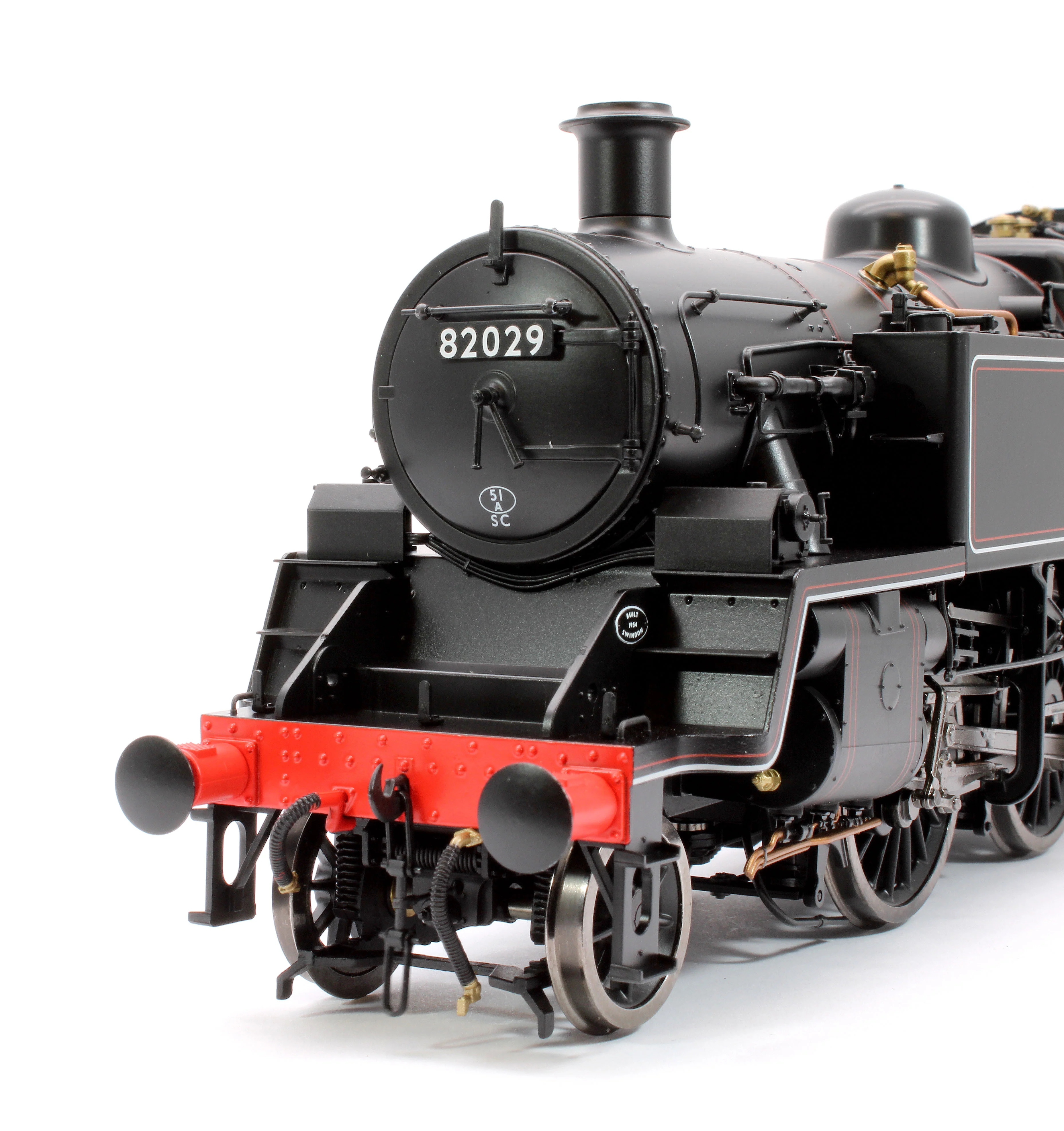 LHT-S-8202S British Railways Standard 3MT 2-6-2T Lined Black Early Crest 82029 - Steam Tank Locomotive - DCC Sound - Image 6