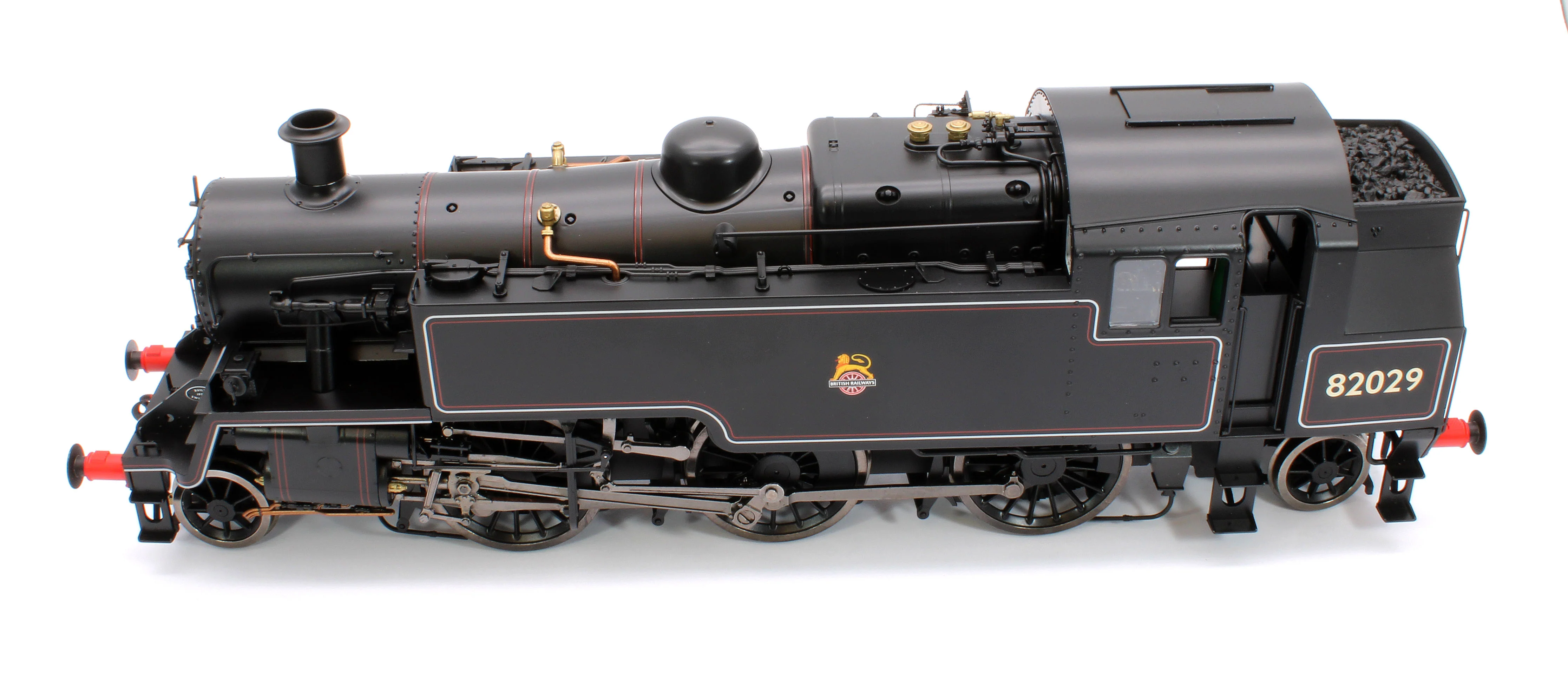 LHT-S-8202S British Railways Standard 3MT 2-6-2T Lined Black Early Crest 82029 - Steam Tank Locomotive - DCC Sound - Image 9