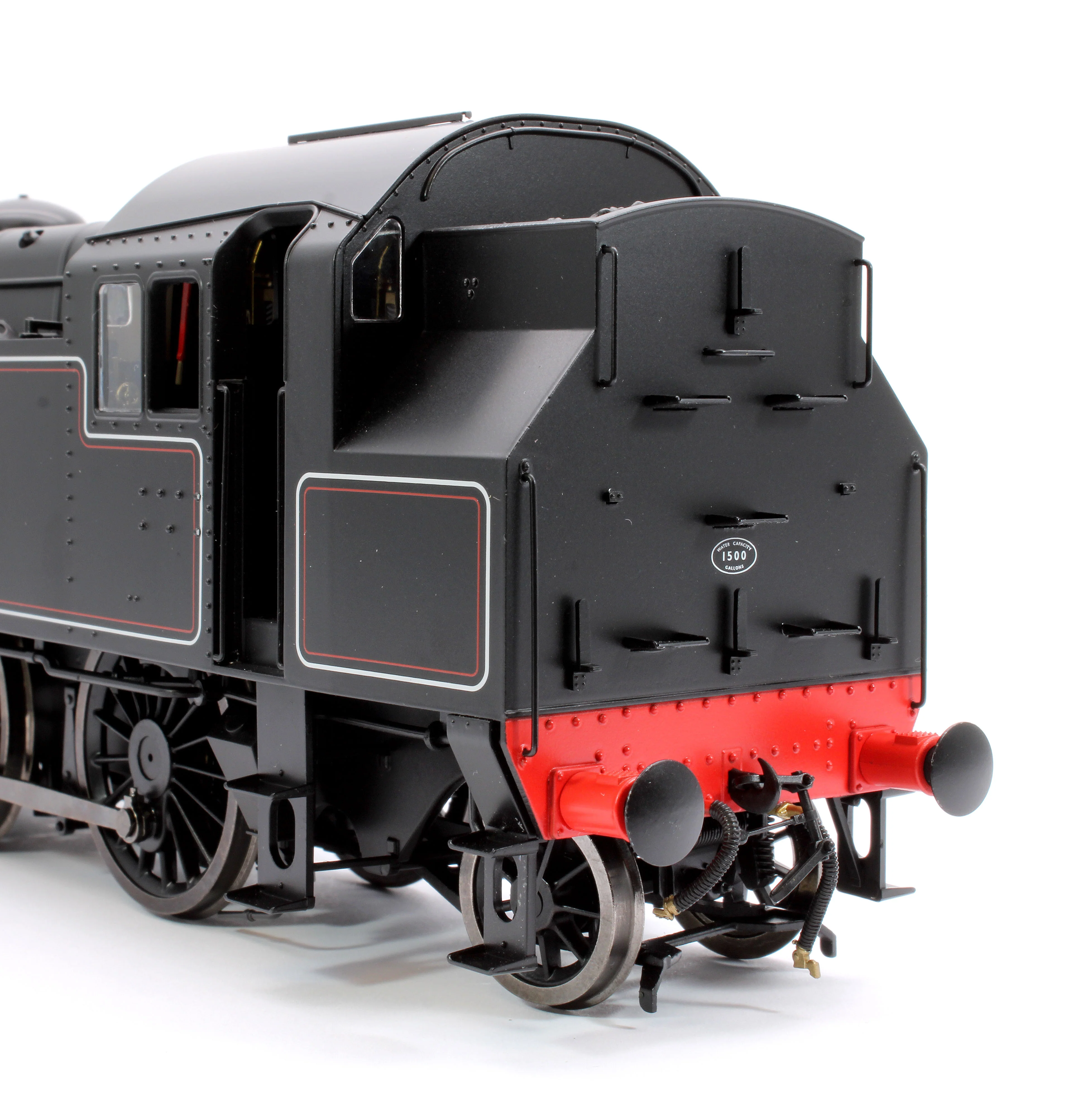 LHT-S-8202U British Railways Standard 3MT 2-6-2T Lined Black Early Crest Unnumbered - Steam Tank Locomotive - Image 7