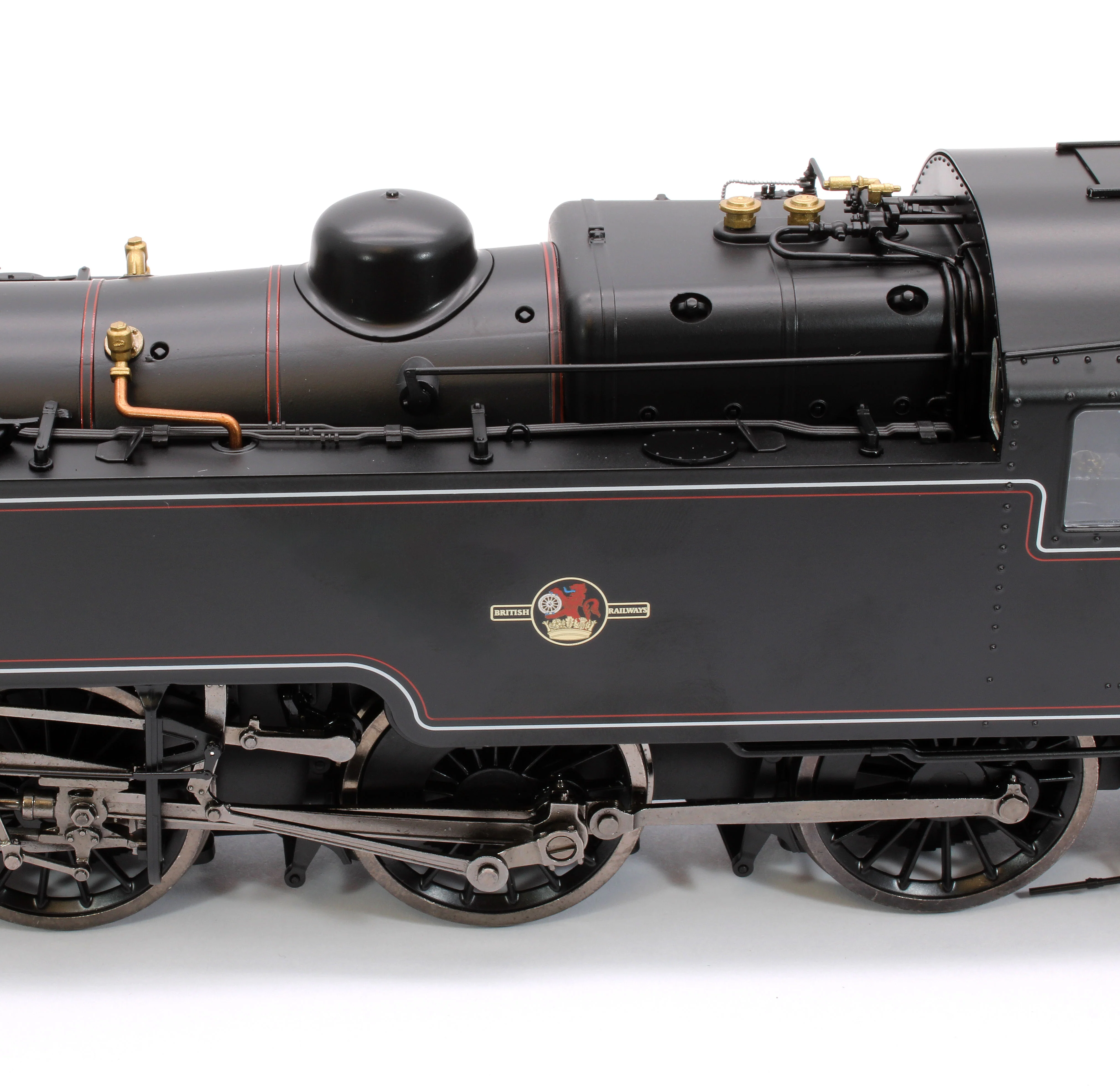 LHT-S-8203 British Railways Standard 3MT 2-6-2T Lined Black Late Crest 82027 - Steam Tank Locomotive - Image 8