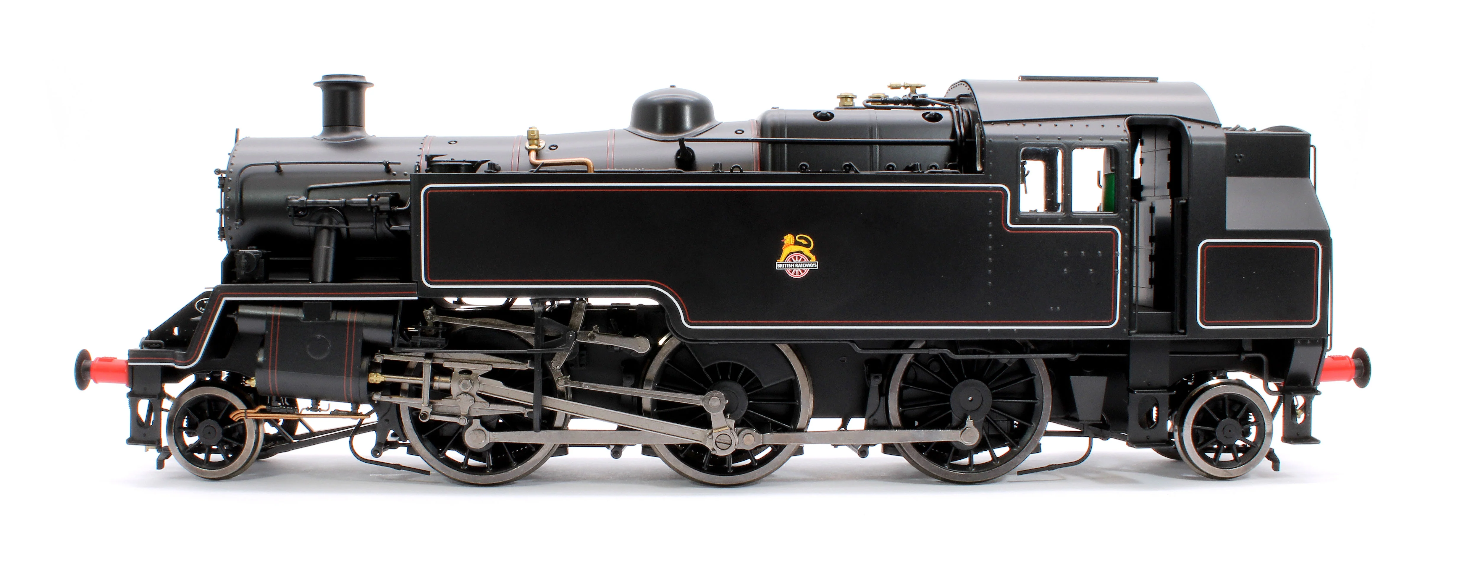 LHT-S-8202UD British Railways Standard 3MT 2-6-2T Lined Black Early Crest Unnumbered - Steam Tank Locomotive - DCC Fitted - Image 5
