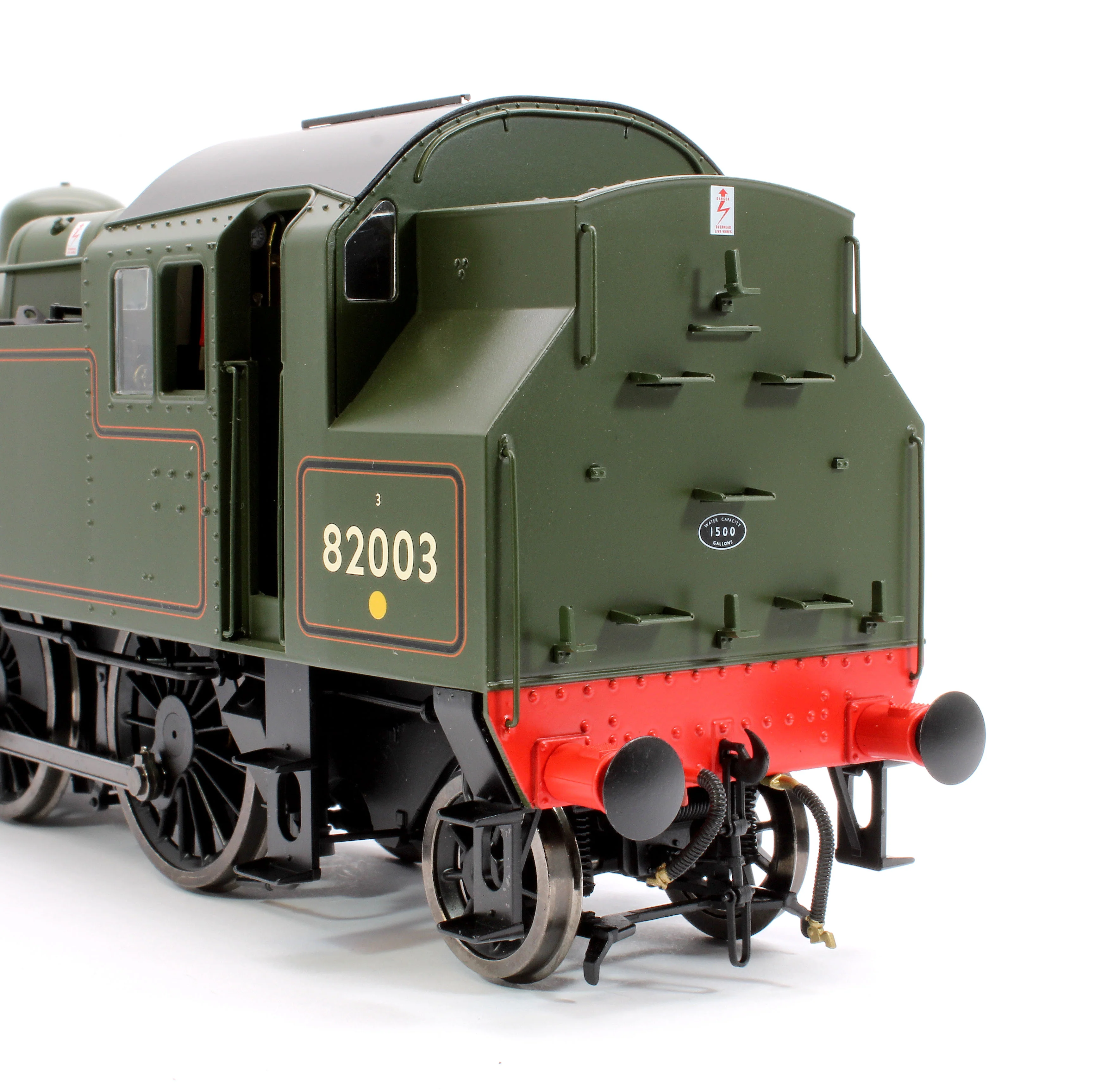 LHT-S-8206D British Railways Standard 3MT 2-6-2T Lined Green Early Crest 82003 - Steam Tank Locomotive - DCC Fitted - Image 7