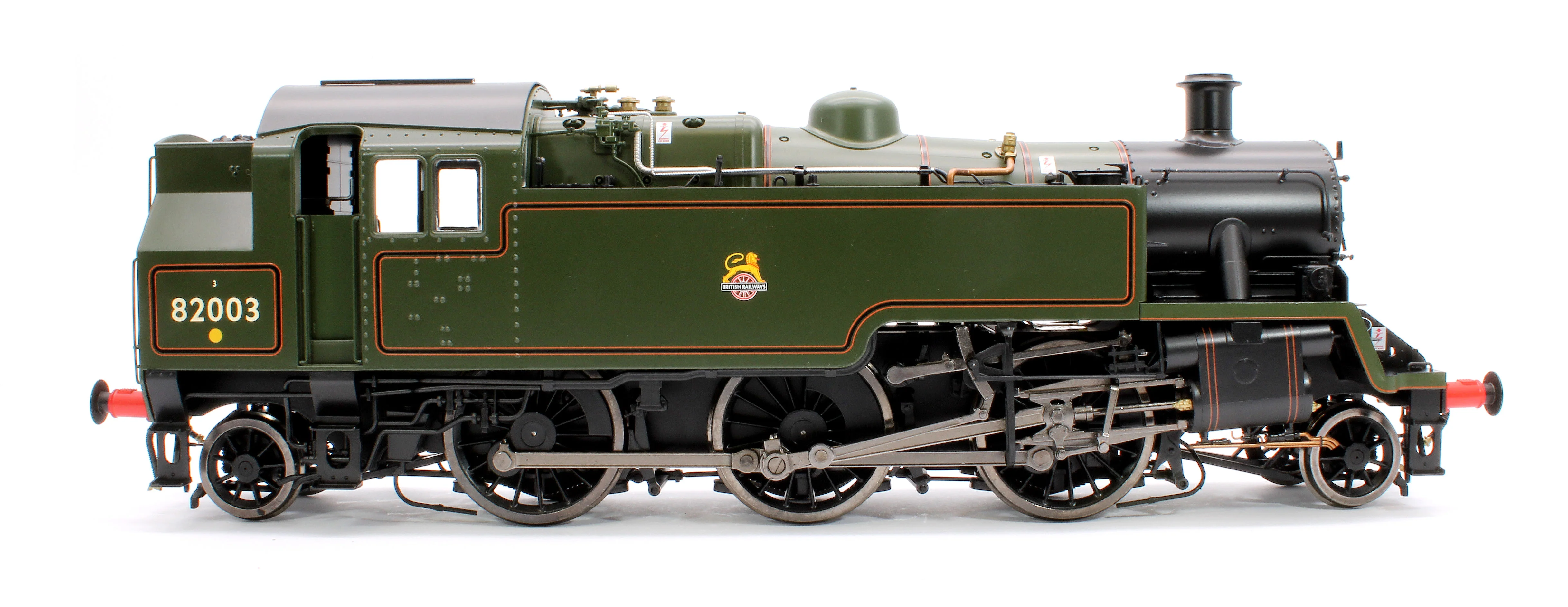 LHT-S-8206S British Railways Standard 3MT 2-6-2T Lined Green Early Crest 82003 - Steam Tank Locomotive - DCC Sound - Image 4
