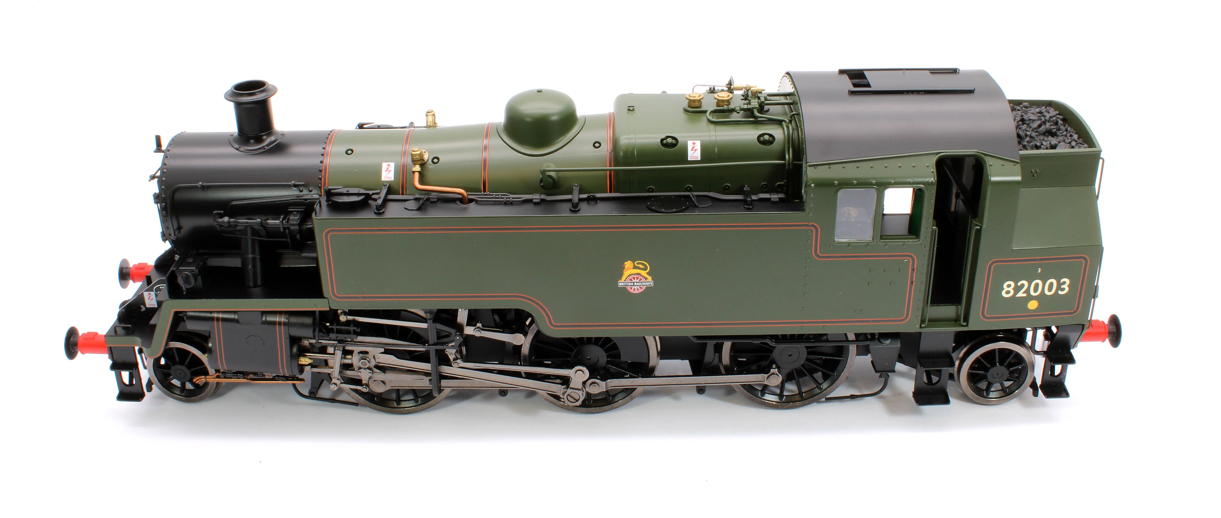 LHT-S-8206S British Railways Standard 3MT 2-6-2T Lined Green Early Crest 82003 - Steam Tank Locomotive - DCC Sound - Image 9