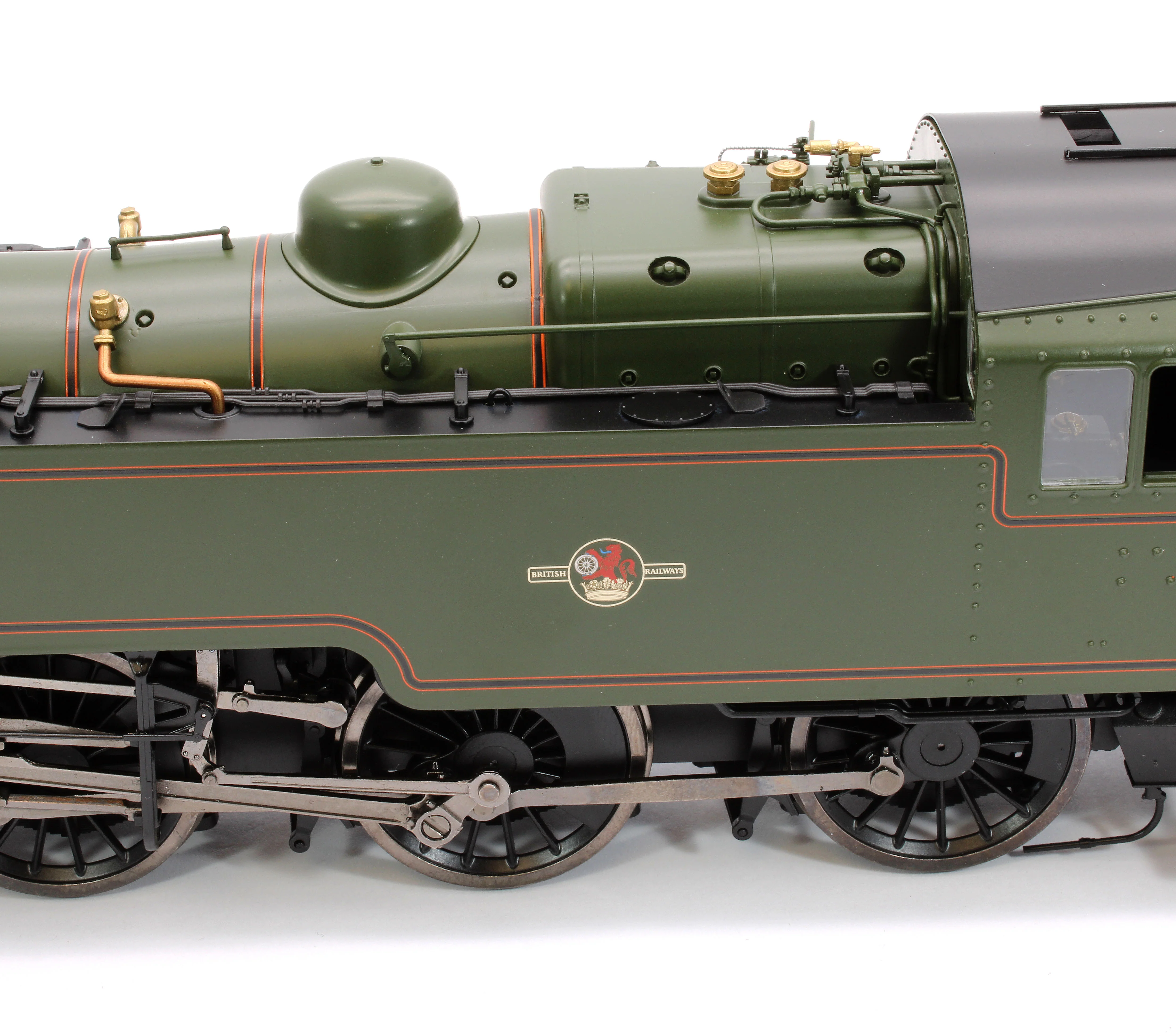 LHT-S-8208S British Railways Standard 3MT 2-6-2T Lined Green Late Crest 82030 - Steam Tank Locomotive - DCC Sound - Image 8