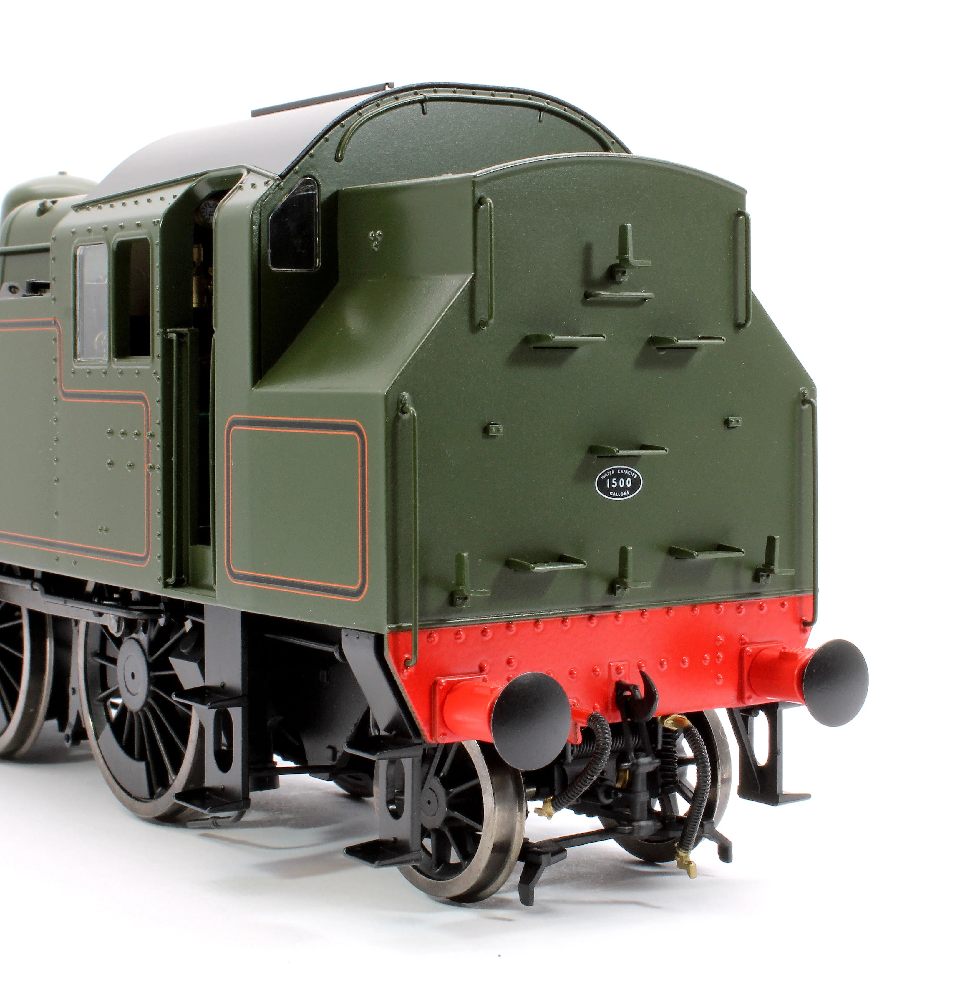 LHT-S-8208UD British Railways Standard 3MT 2-6-2T Lined Green Late Crest Unnumbered - Steam Tank Locomotive - DCC Fitted - Image 7
