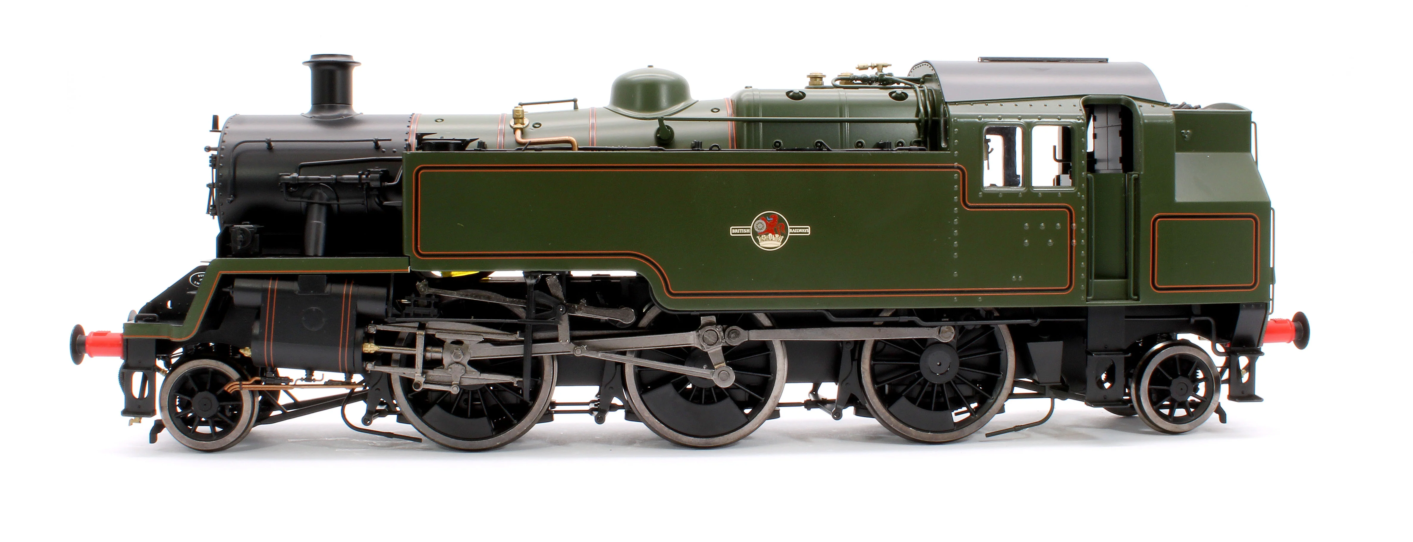 LHT-S-8208US British Railways Standard 3MT 2-6-2T Lined Green Late Crest Unnumbered - Steam Tank Locomotive - DCC Sound - Image 2