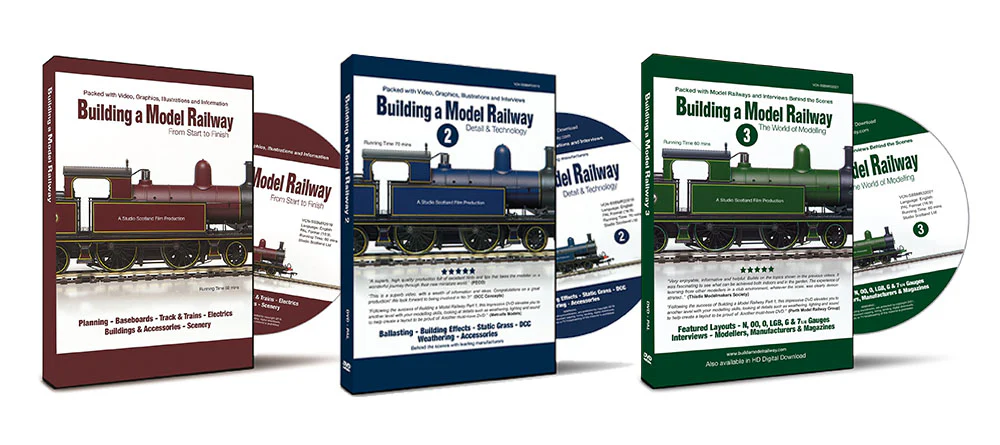 BMR DVD-1/2/3 Building a Model Railway Part 1, 2 and 3 DVD Bundle