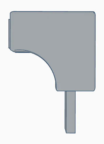 BSCTLCUP1 Bulkscene - Concrete Trunking Left Corner - UNPAINTED - Pack of 5