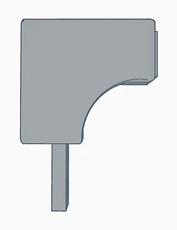 BSCTRCPW1 Bulkscene - Concrete Trunking Right Corner - PAINTED - Pack of 5