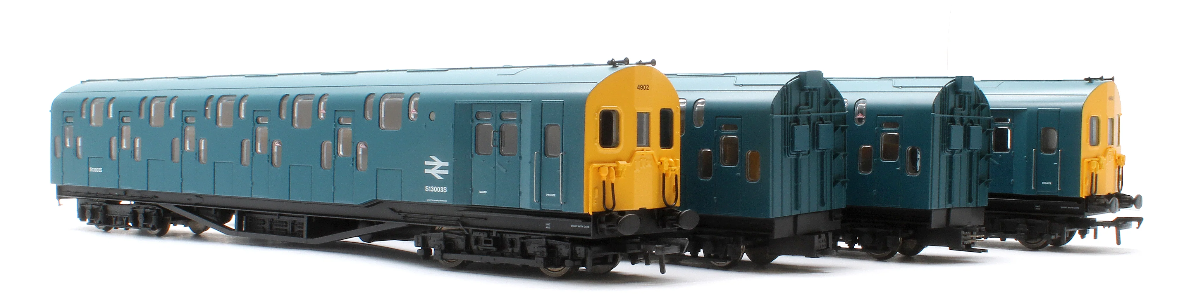 KRM-4DD-OO-R-2-B Bulleid Class 4DD Double Decker 4 Car EMU 4002/4902 BR Blue with Full Yellow Ends - Image 2