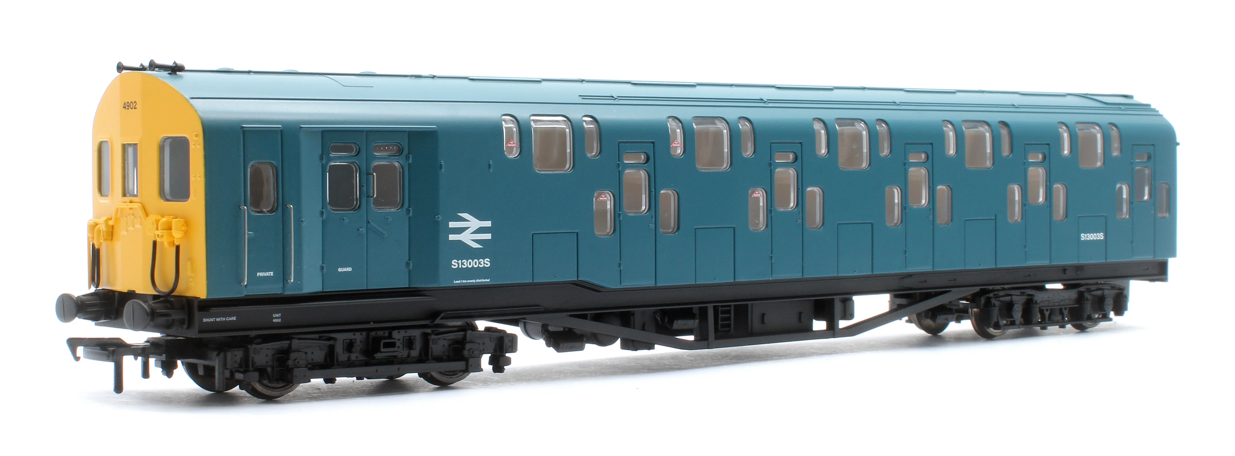 KRM-4DD-OO-R-2-B Bulleid Class 4DD Double Decker 4 Car EMU 4002/4902 BR Blue with Full Yellow Ends - Image 3