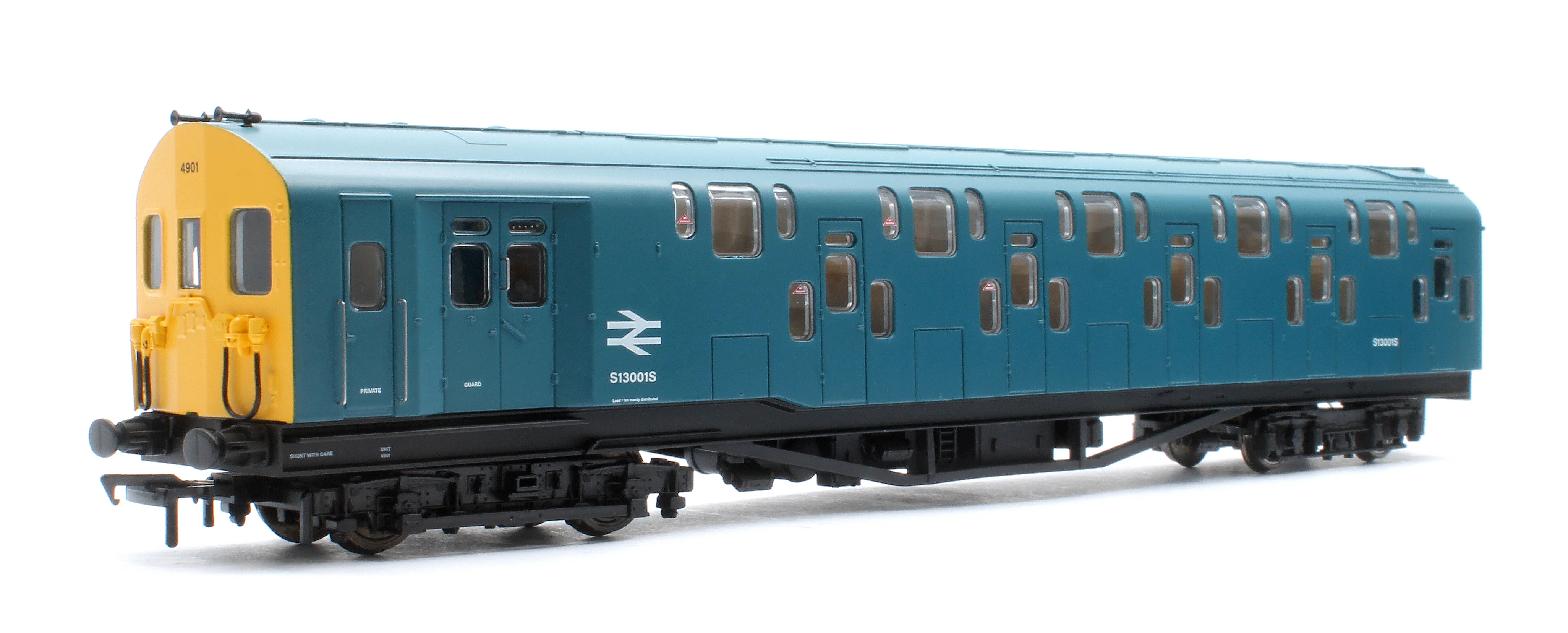 Bulleid Class 4DD Double Decker 4 Car EMU 4001/4901 BR Blue with Full Yellow Ends - Image 3