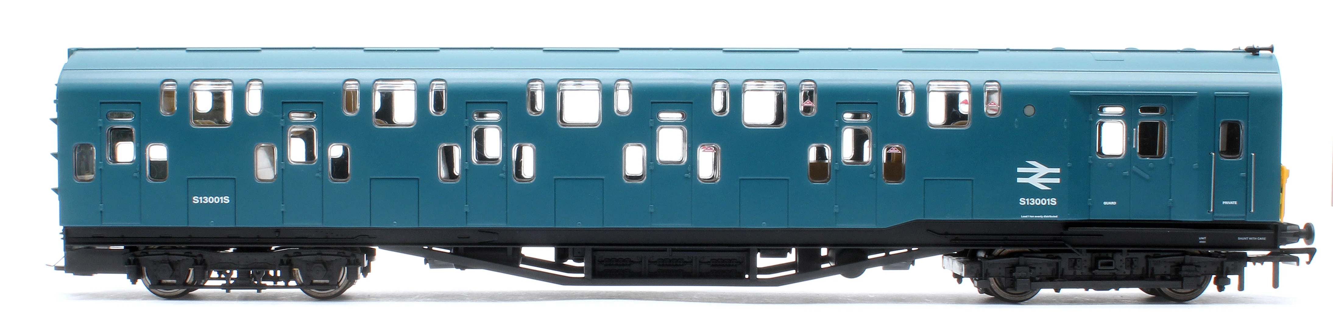 Bulleid Class 4DD Double Decker 4 Car EMU 4001/4901 BR Blue with Full Yellow Ends - Image 4