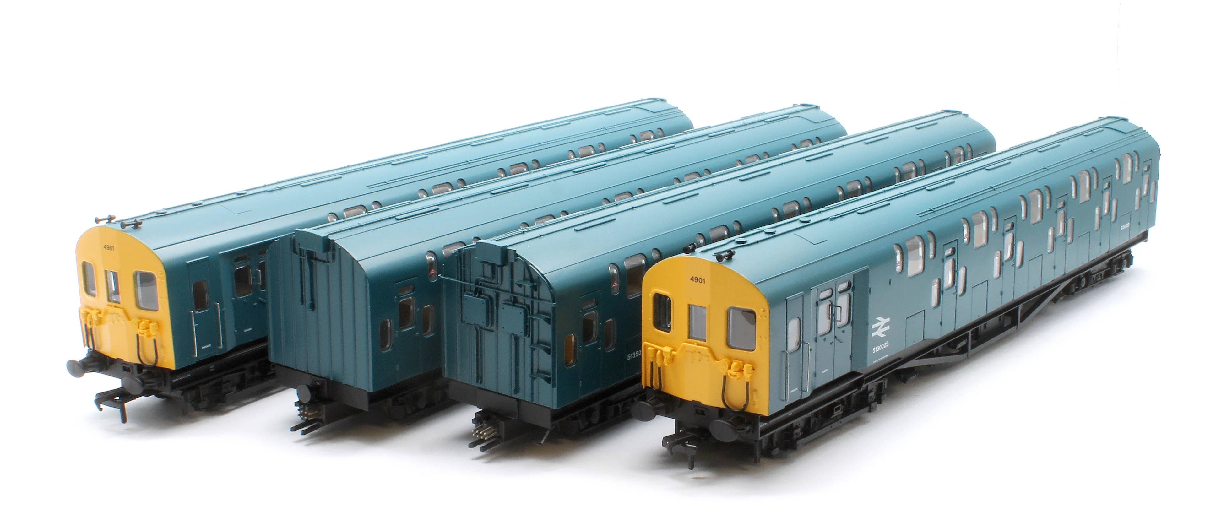 KRM-4DD-OO-F-1-B Bulleid Class 4DD Double Decker 4 Car EMU 4001/4901 BR Blue with Full Yellow Ends - DCC Fitted - Image 11