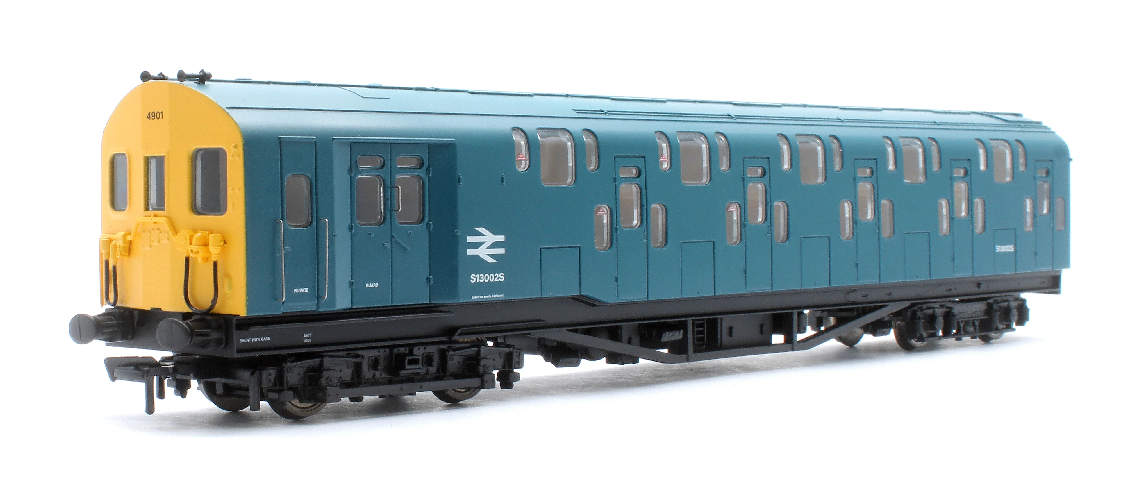 KRM-4DD-OO-F-1-B Bulleid Class 4DD Double Decker 4 Car EMU 4001/4901 BR Blue with Full Yellow Ends - DCC Fitted - Image 9