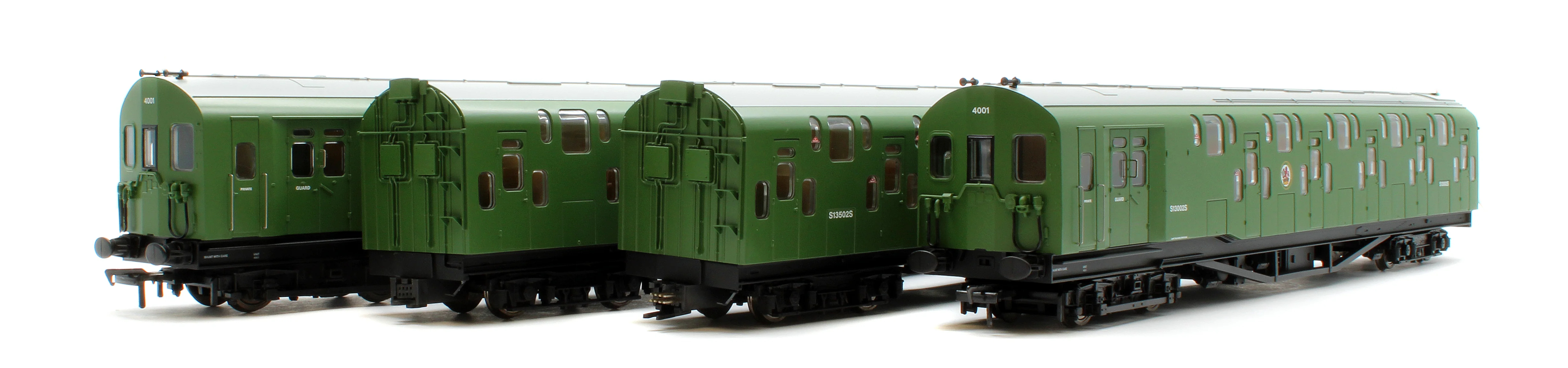 KRM-4DD-OO-R-1-G Bulleid Class 4DD Double Decker 4 Car EMU 4001/4901 BR Green