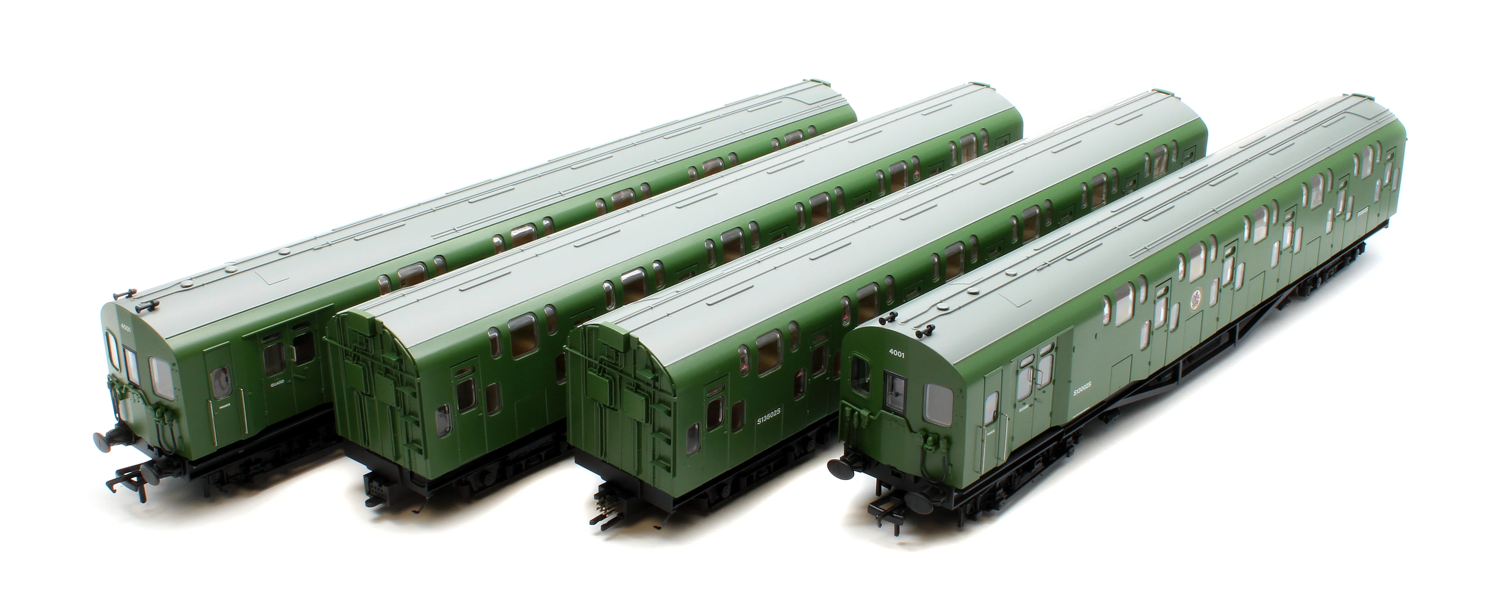 KRM-4DD-OO-R-1-G Bulleid Class 4DD Double Decker 4 Car EMU 4001/4901 BR Green - Image 3