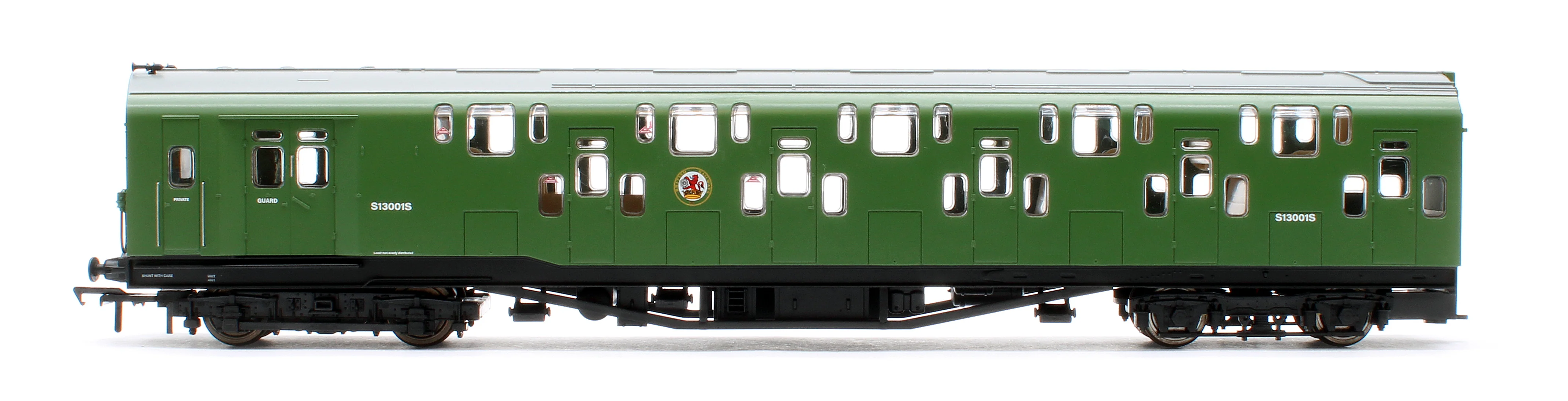 KRM-4DD-OO-R-1-G Bulleid Class 4DD Double Decker 4 Car EMU 4001/4901 BR Green - Image 5