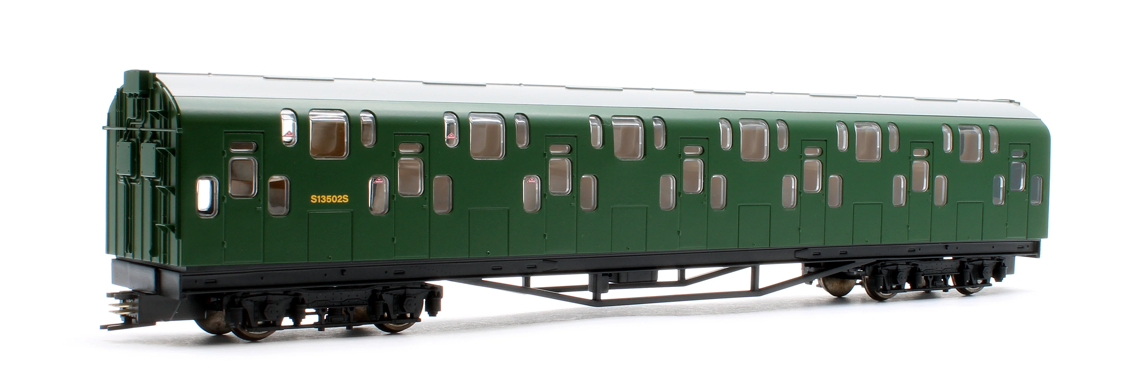 KRM-4DD-OO-F-1-G2 Bulleid Class 4DD Double Decker 4 Car EMU 4001/4901 BR Green with Full Yellow Ends - DCC Fitted - Image 8