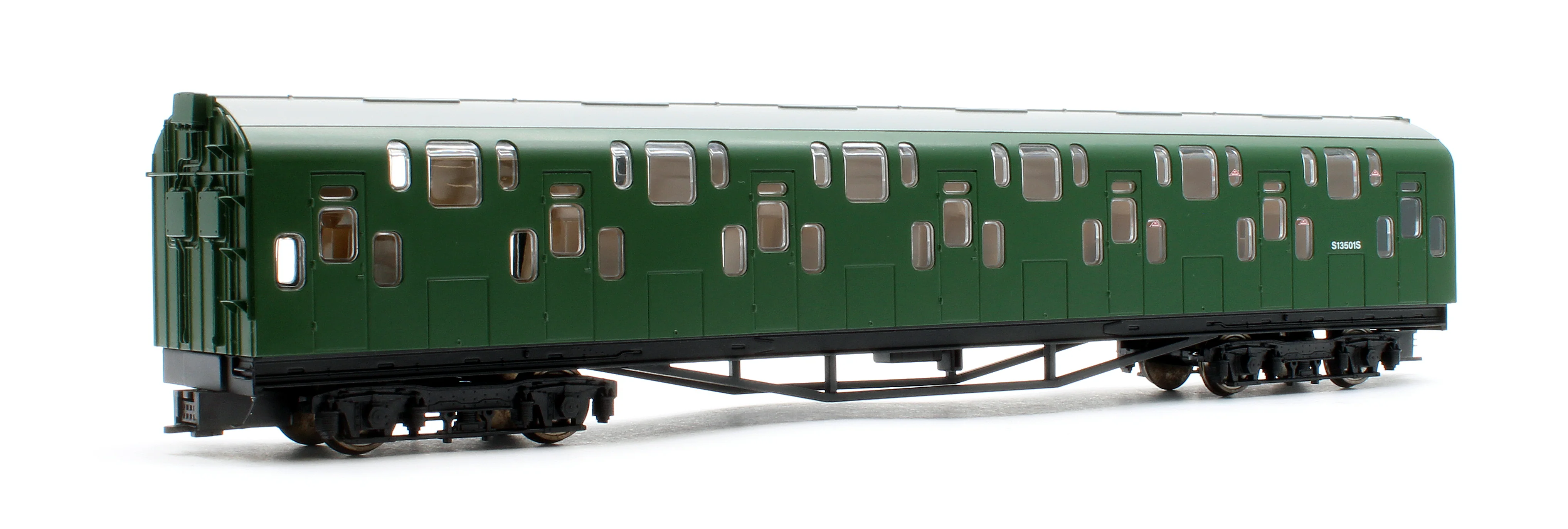 KRM-4DD-OO-S-1-G1 Bulleid Class 4DD Double Decker 4 Car EMU 4001/4901 BR Green with Small Yellow Ends - Sound Fitted - Image 8