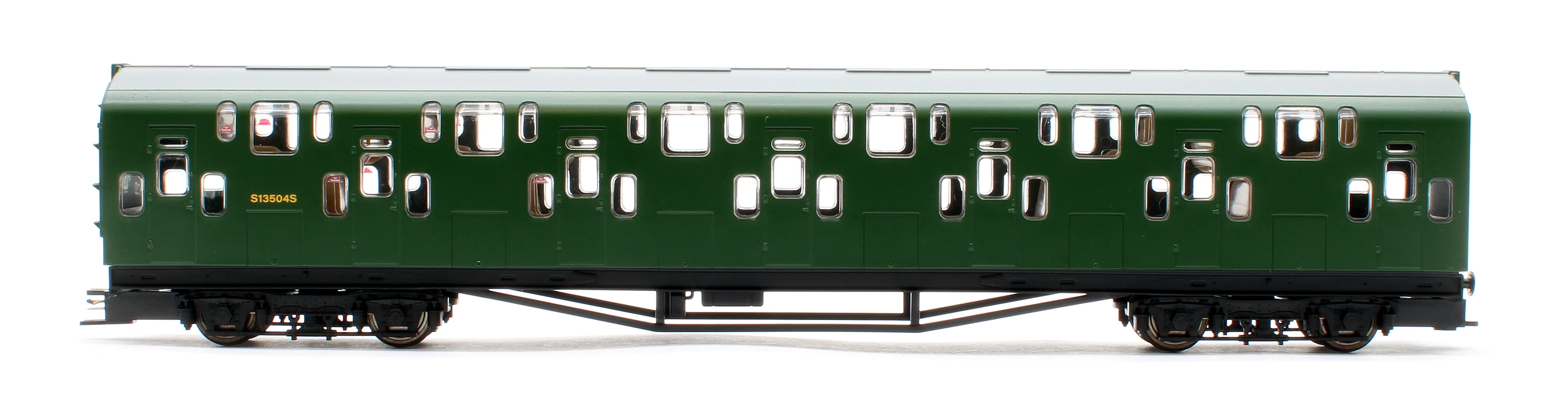 KRM-4DD-OO-S-2-G2 Bulleid Class 4DD Double Decker 4 Car EMU 4002/4902 BR Green with Full Yellow Ends - Sound Fitted - Image 9