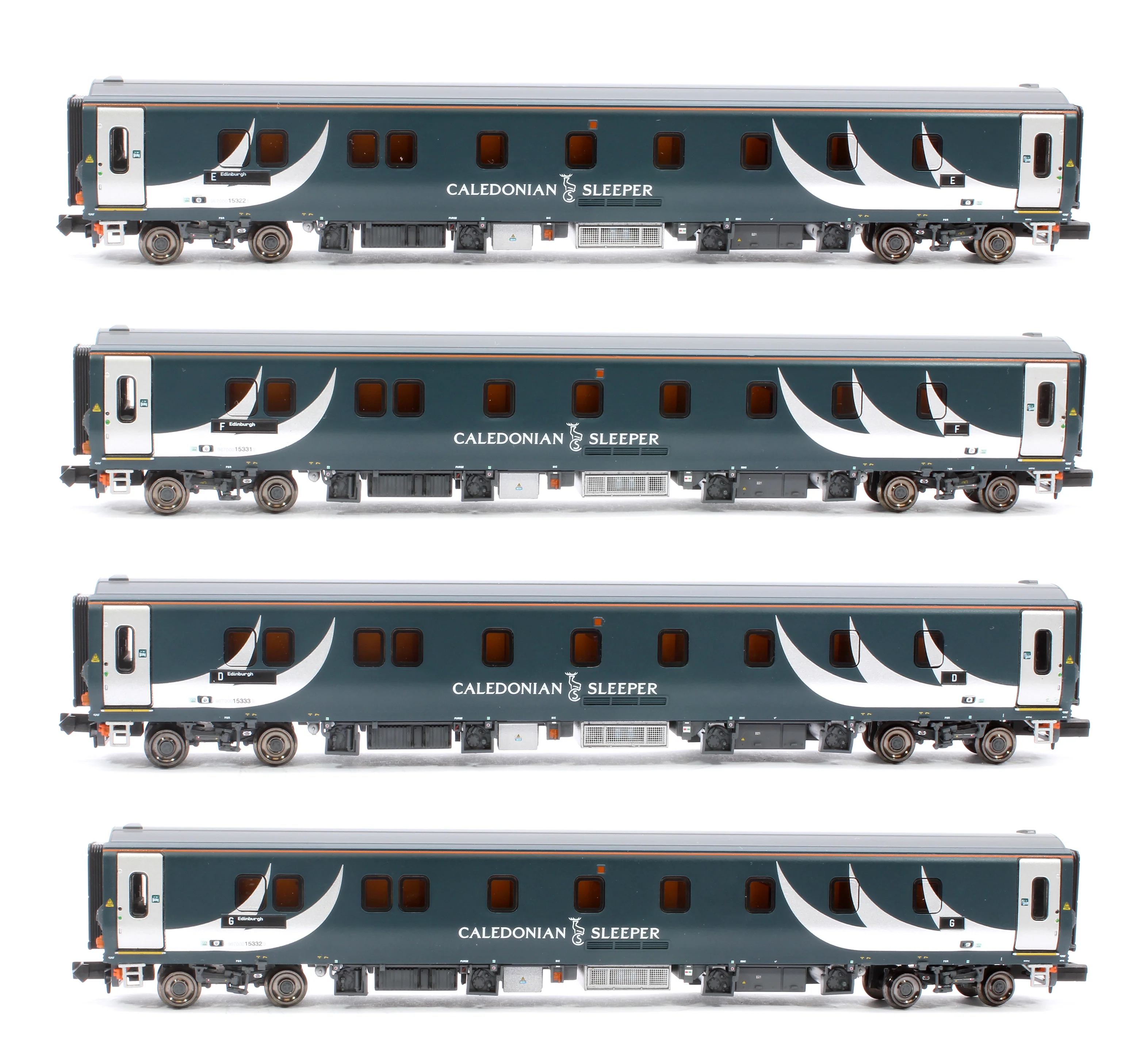 Caledonian Sleeper Mark 5 Lowlander pack 4: Edinburgh part 2 4-car pack