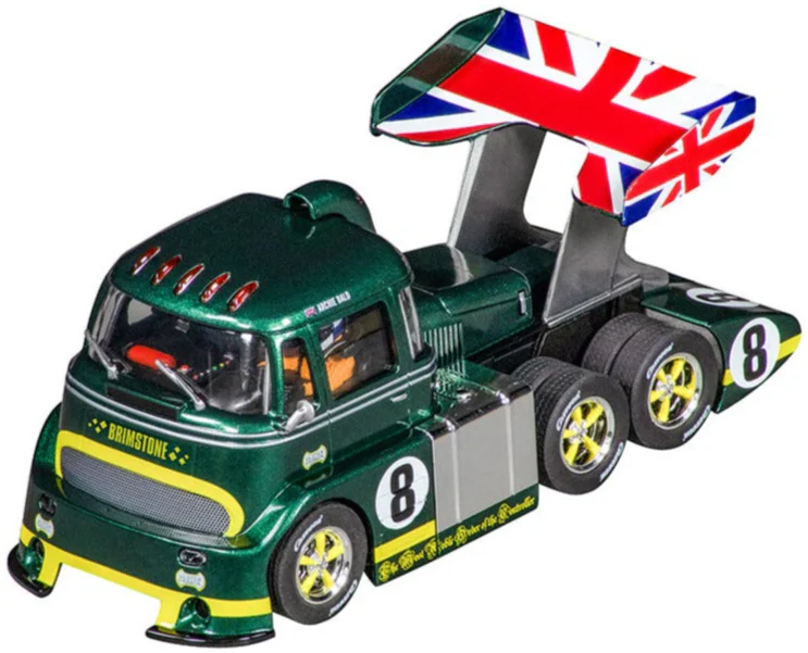 20031093 Digital 132 Racetruck Cabover "British Racing Green, No.8"