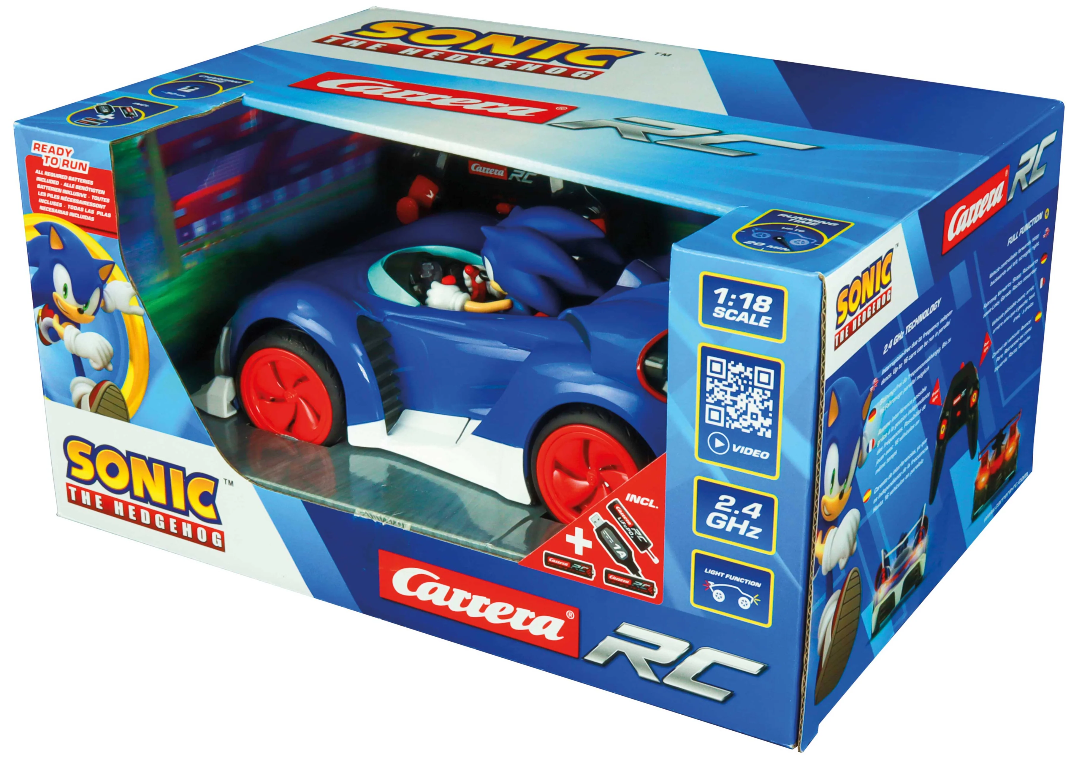 370201063 Carrera RC Sonic the Hedgehog™ - Team Sonic Racing, Sonic - Performance Version - Image 12