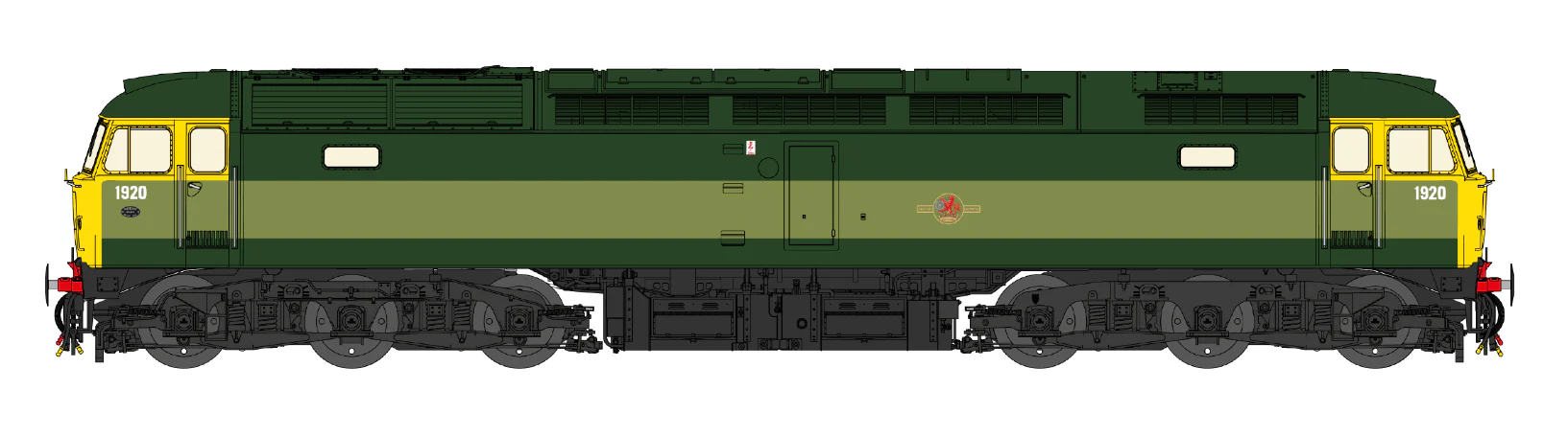 CM-1920-TTGreen Class 47 BR Two Tone Green No.1920 Diesel Locomotive