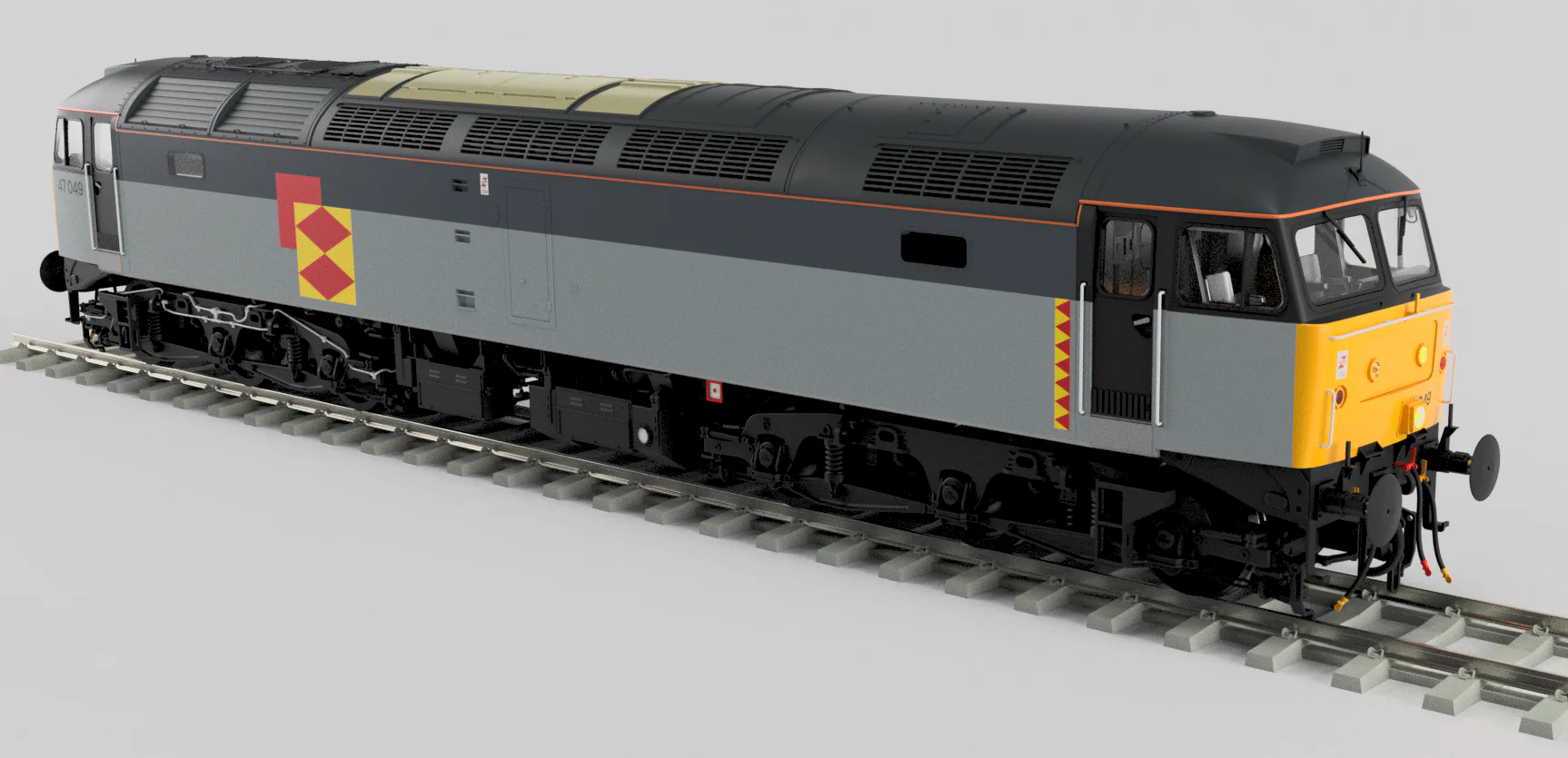 CM-47049-TGRfD Class 47 Railfreight Distribution No.47049 Diesel Locomotive - Image 2