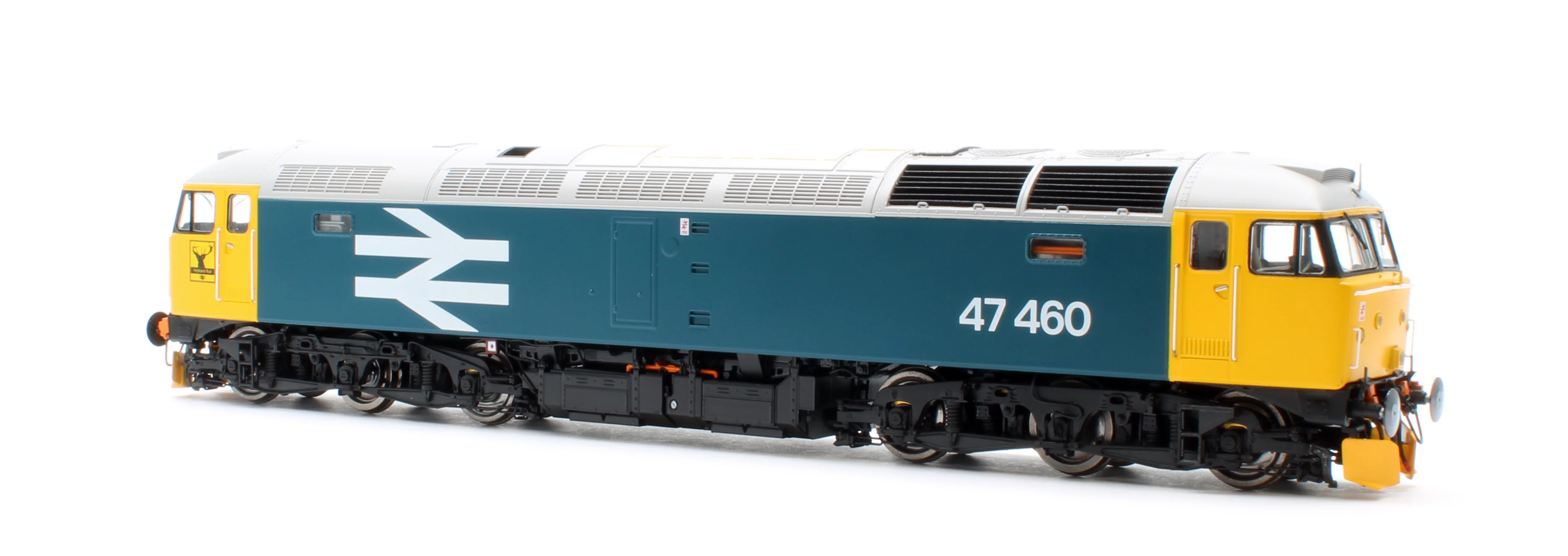 CM-47460-LL-SFW Highly Detailed Premium Weathered Class 47 BR Blue Large Logo No.47460 Diesel Locomotive - DCC Sound - Image 2