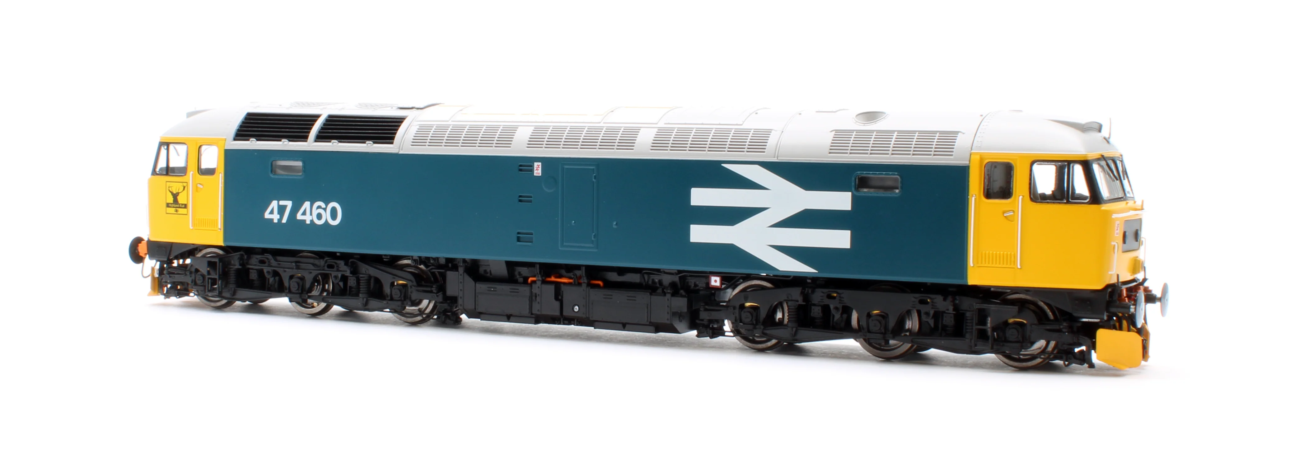 CM-47460-LL-SFW Highly Detailed Premium Weathered Class 47 BR Blue Large Logo No.47460 Diesel Locomotive - DCC Sound - Image 4