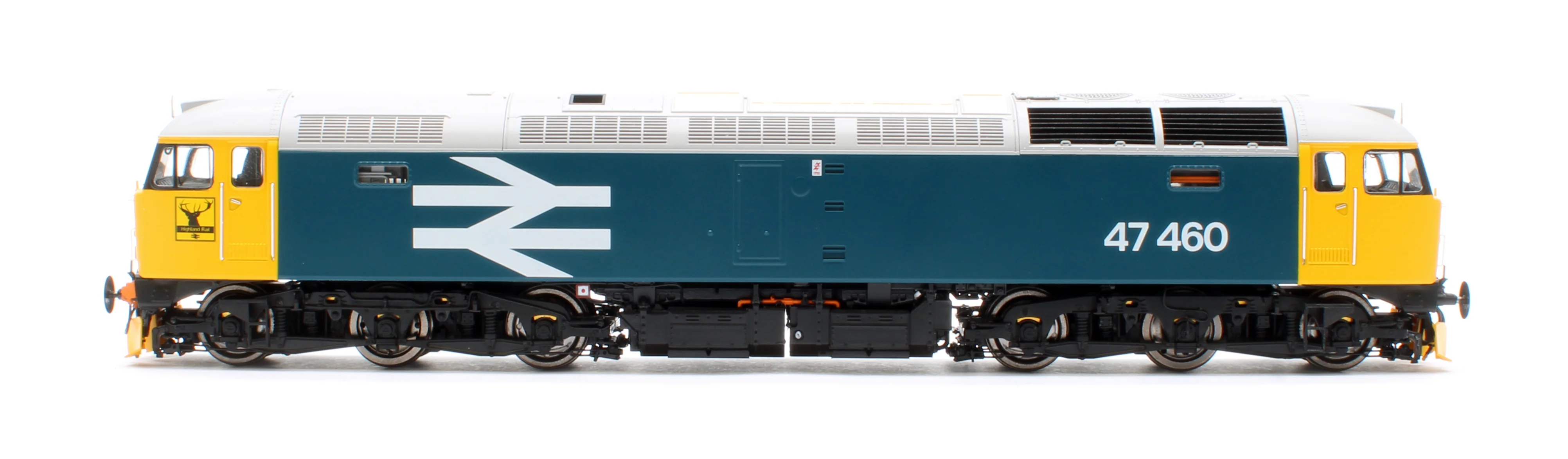 CM-47460-LL-SFW Highly Detailed Premium Weathered Class 47 BR Blue Large Logo No.47460 Diesel Locomotive - DCC Sound - Image 6
