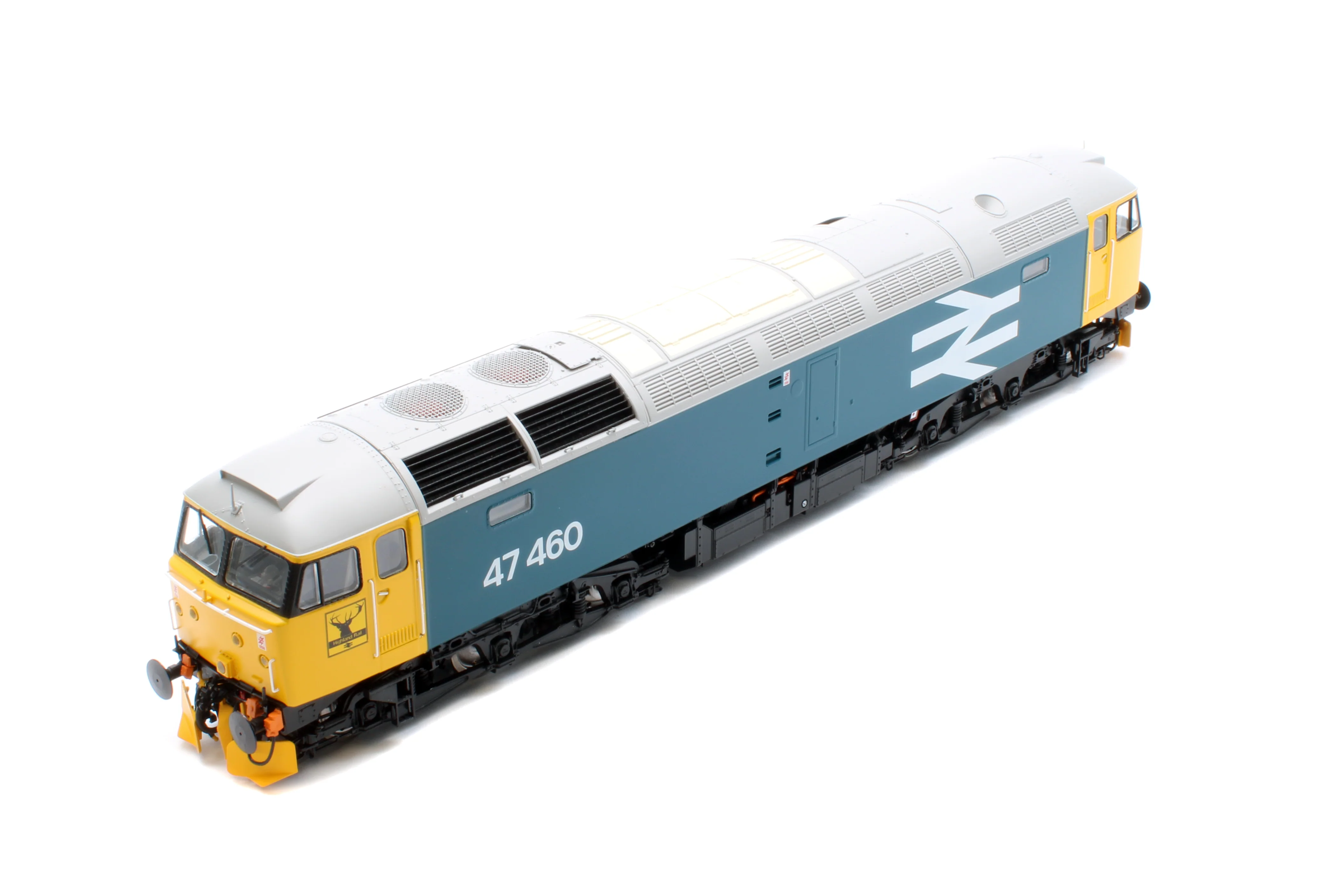 CM-47460-LL-SFW Highly Detailed Premium Weathered Class 47 BR Blue Large Logo No.47460 Diesel Locomotive - DCC Sound - Image 8