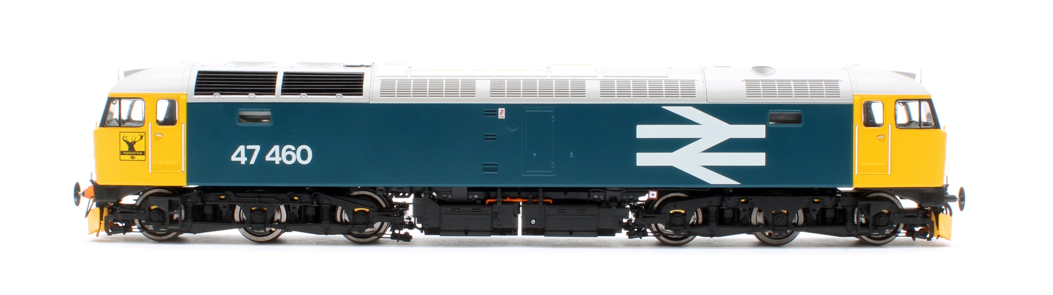 CM-47460-LLW Highly Detailed Premium Weathered Class 47 BR Blue Large Logo No.47460 Diesel Locomotive - Image 5