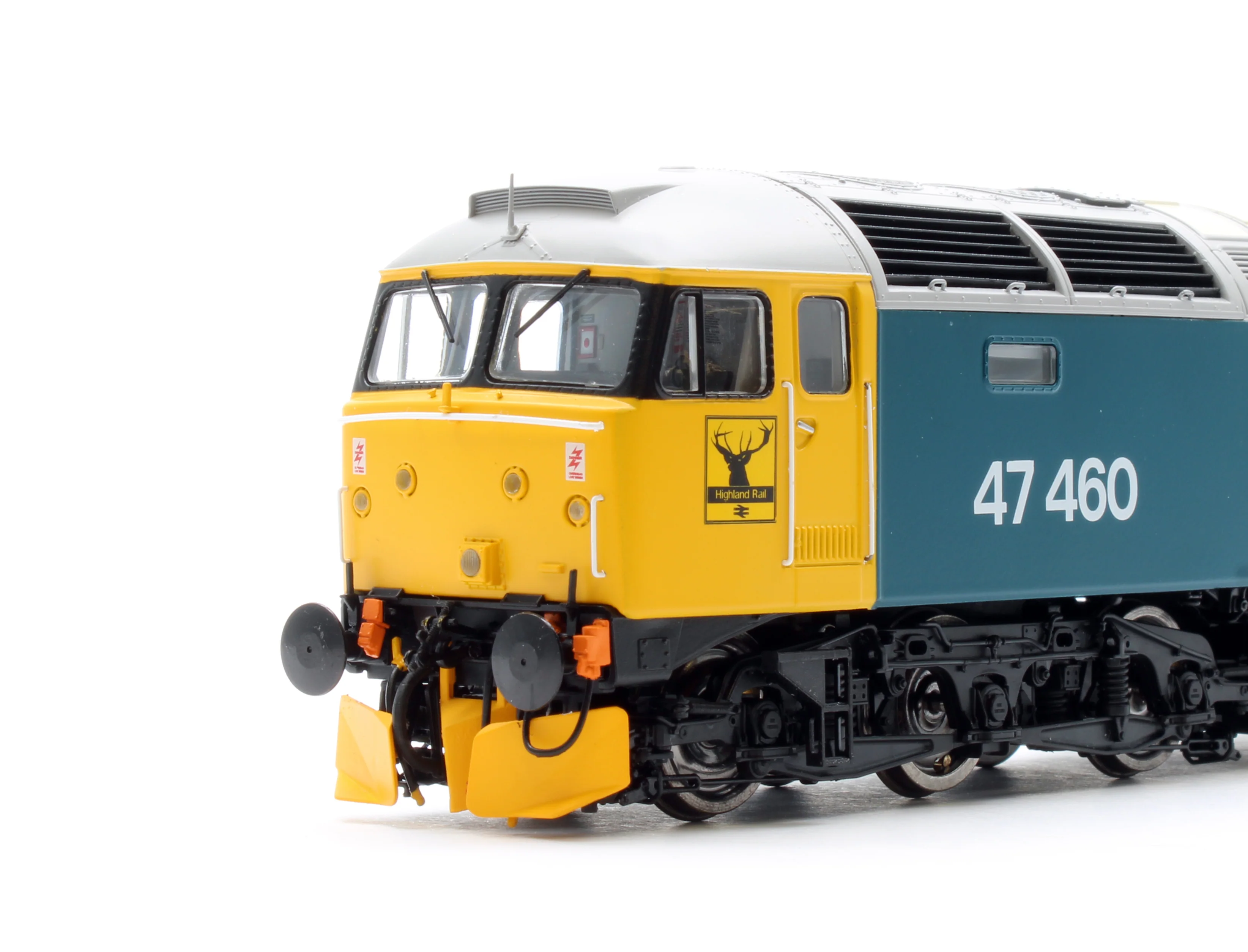 CM-47460-LLW Highly Detailed Premium Weathered Class 47 BR Blue Large Logo No.47460 Diesel Locomotive - Image 7