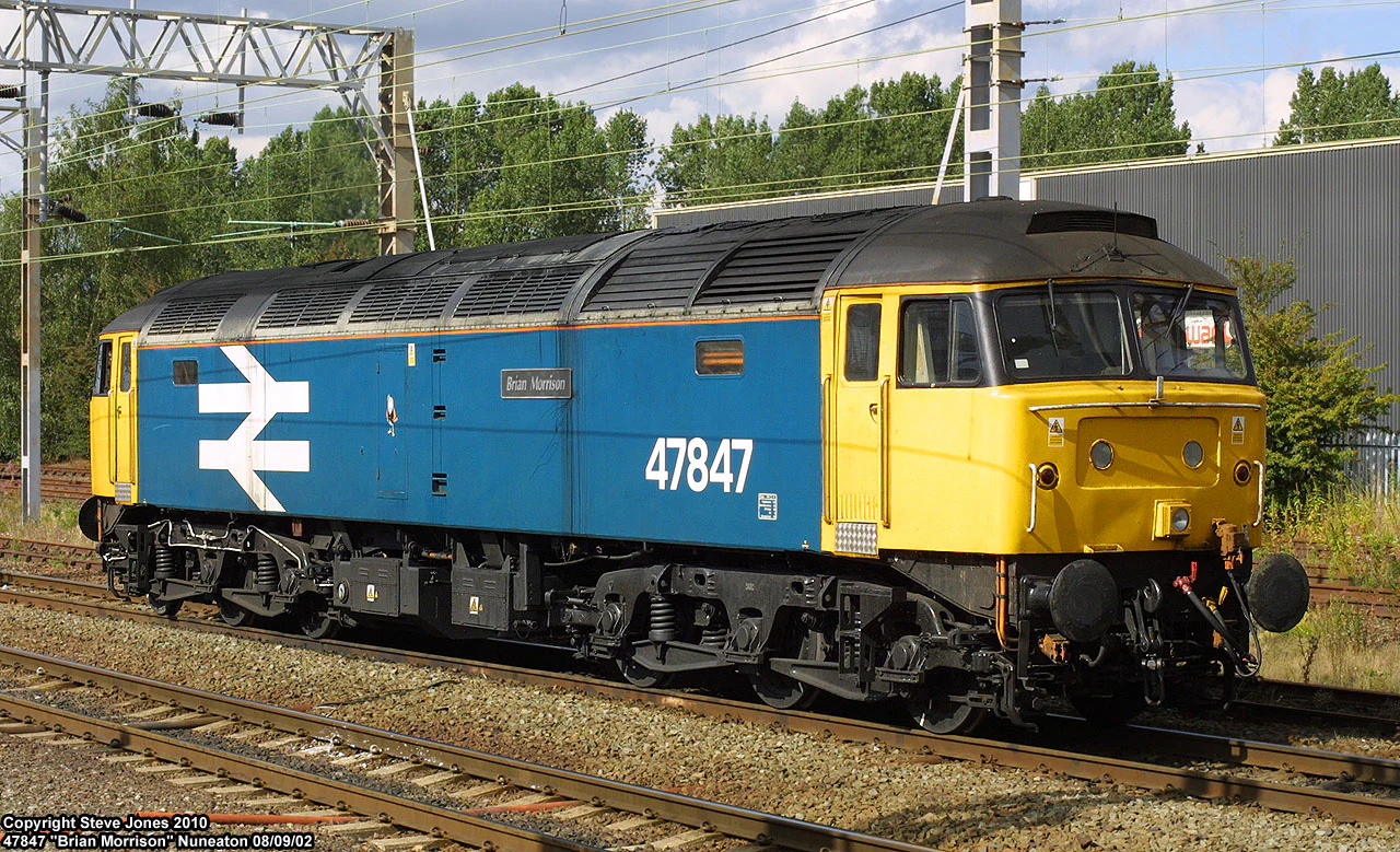 CM-47840/847-CCFP-SFW Highly Detailed Premium Weathered Class 47 BR Blue/Large Logo Cross Country Farewell No.47840/847 Diesel Locomotive Twin Pack - DCC Sound - Image 5