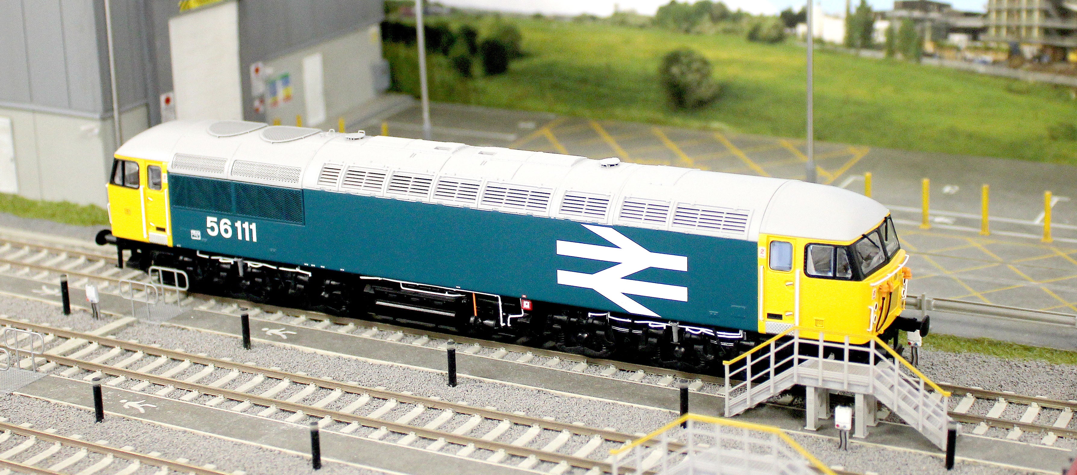CM - 56111 - LL Class 56 BR Blue No.56111 (Large Logo) Diesel Locomotive - Image 9