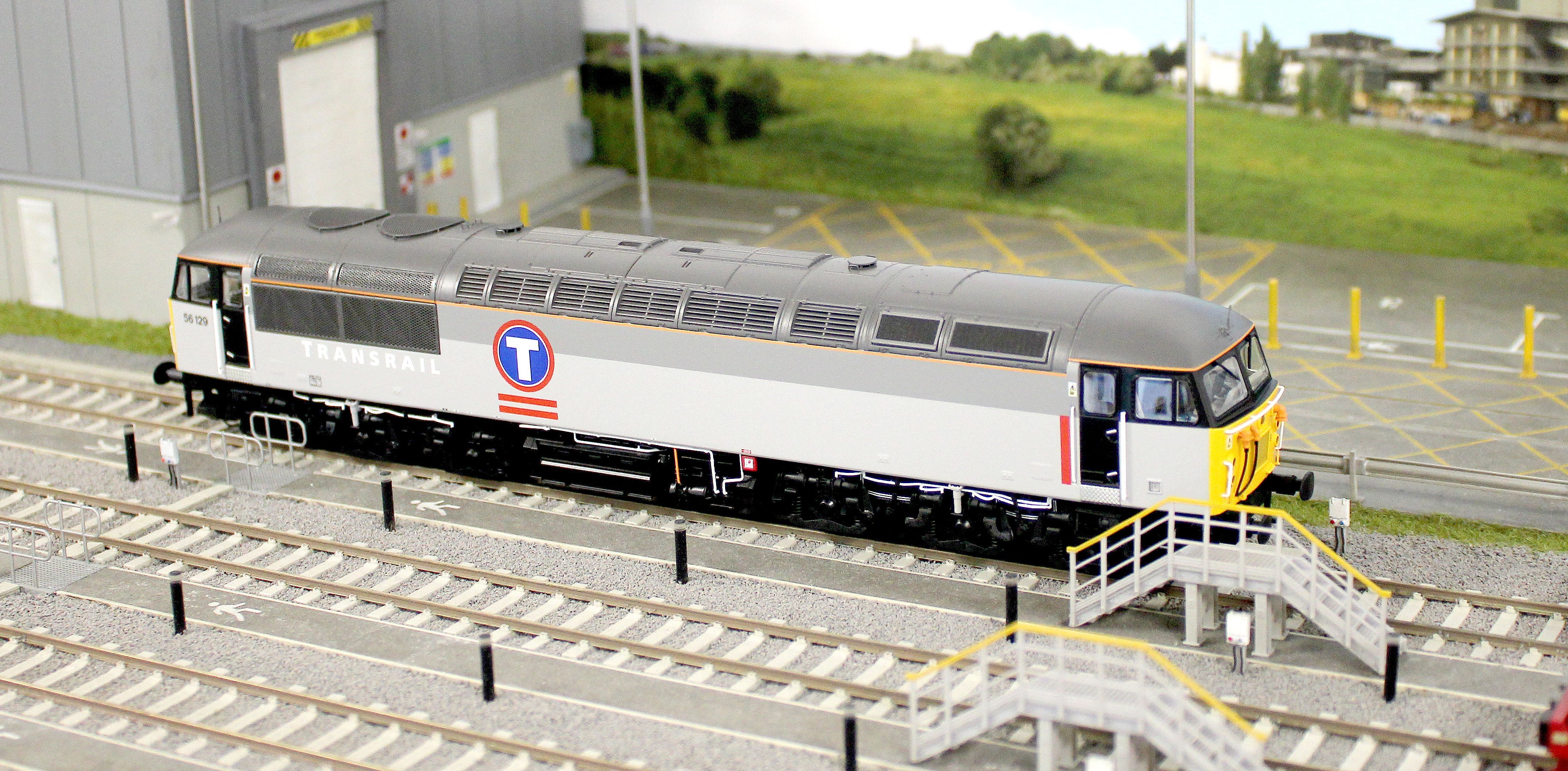 CM - 56129 - TGT Class 56 Triple Grey Transrail No.56129 Diesel Locomotive - Image 9