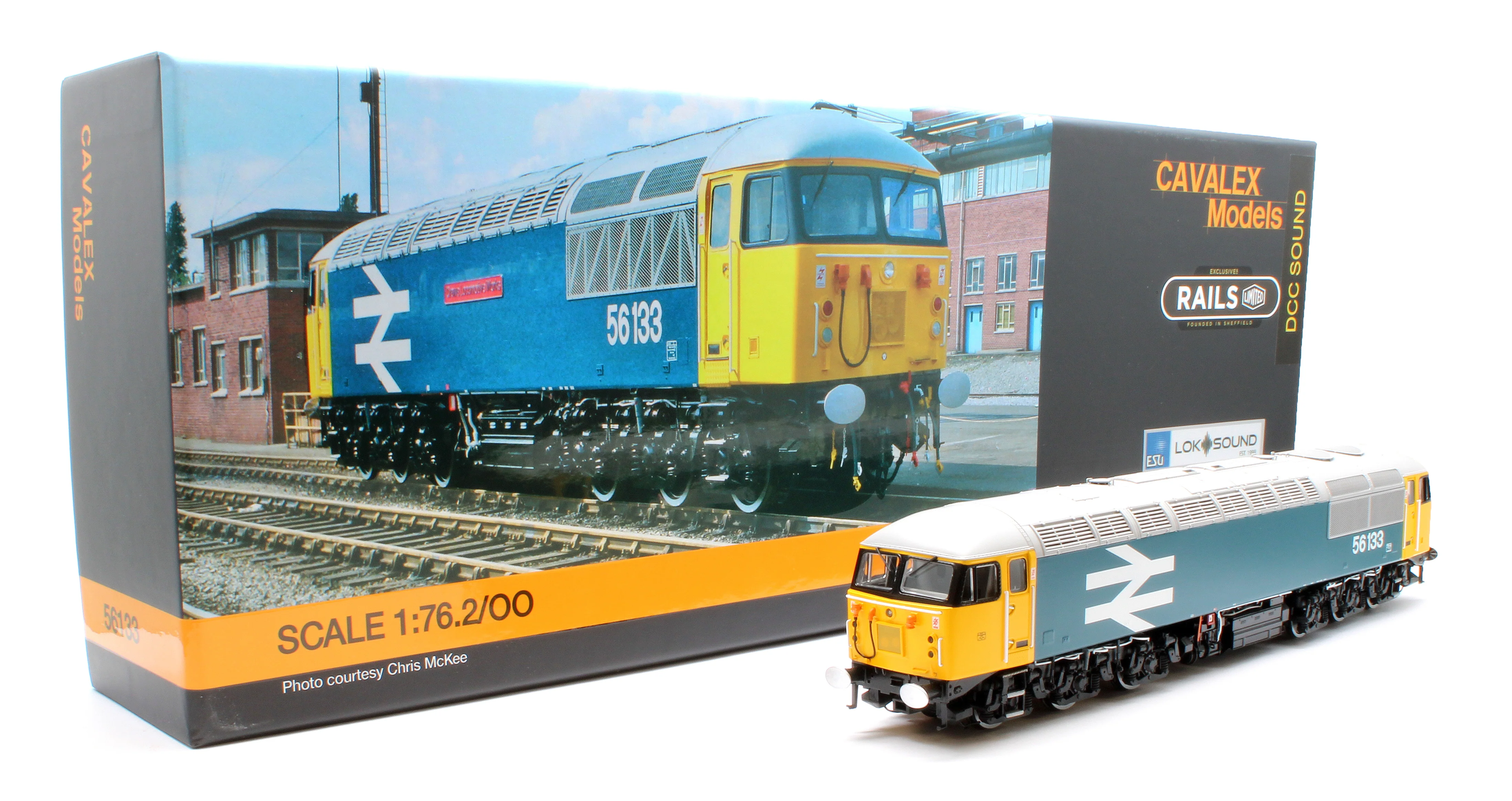 CM - 56133 - LL SF Class 56 BR Blue 'Crewe Locomotive Works' No.56133 (Large Logo) Diesel Locomotive - DCC Sound - Image 2
