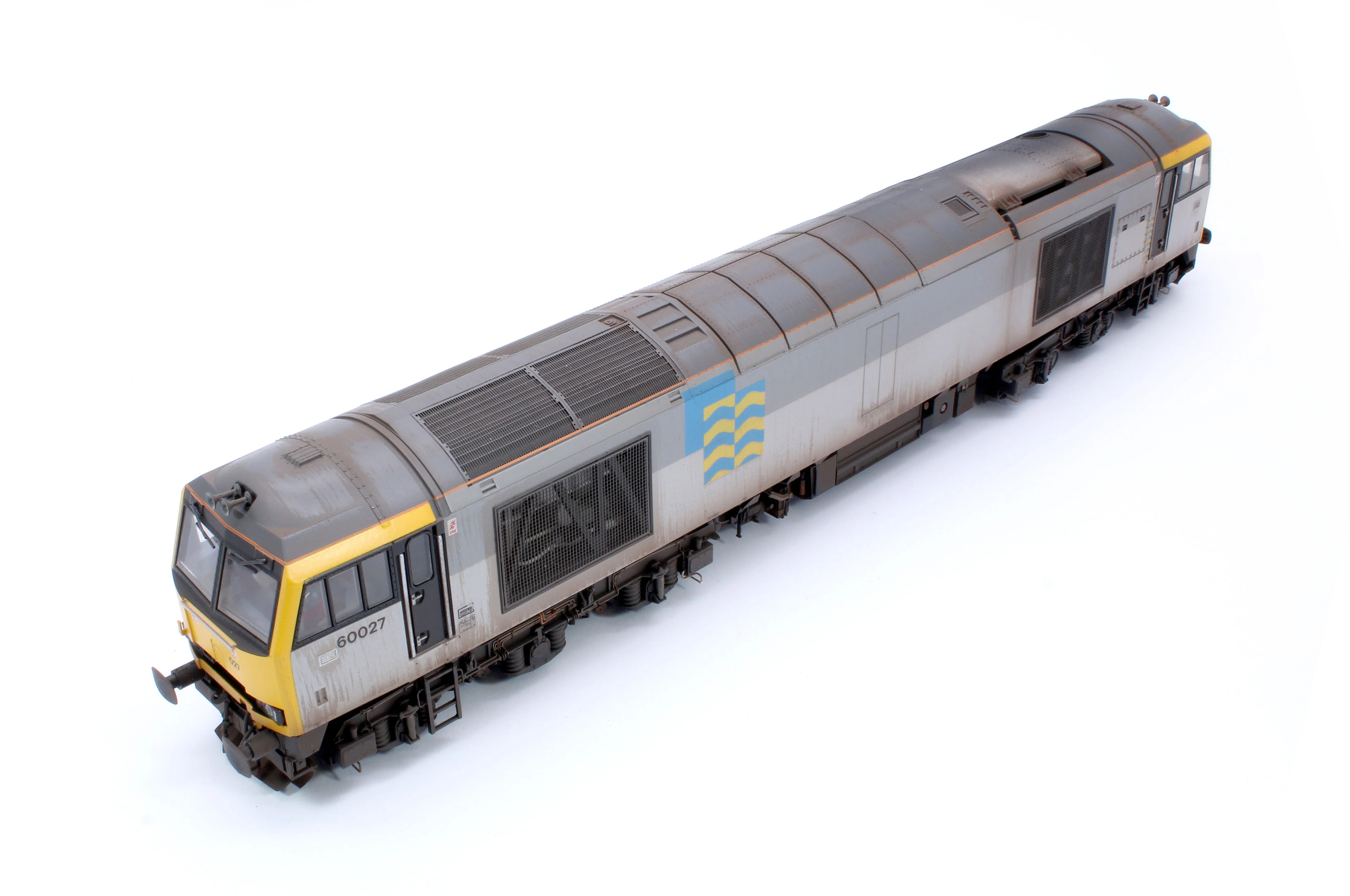 CM-60027-TGP-SOUNDW Highly Detailed Premium Weathered Class 60 027 “Joseph Banks” Triple Grey Petroleum Diesel Electric Locomotive - DCC Sound - Image 10