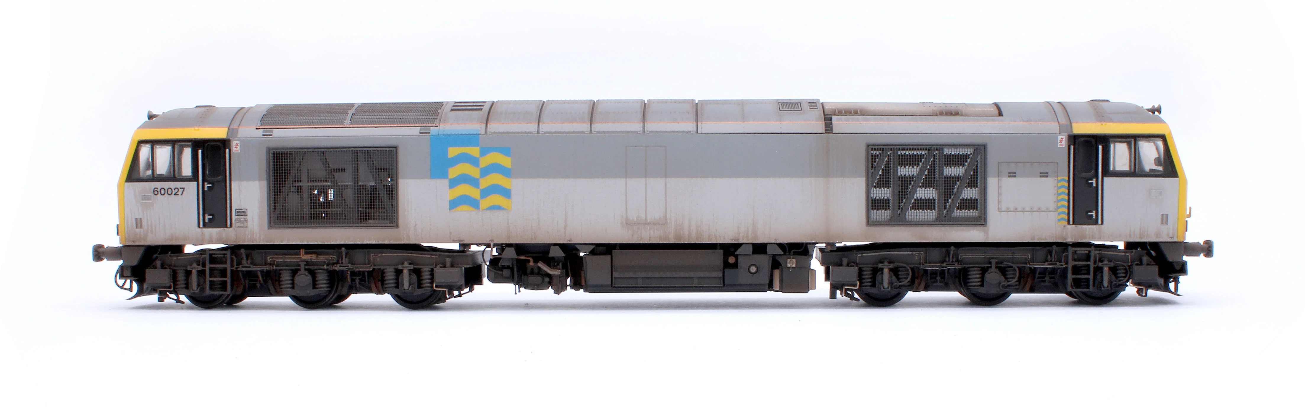 CM-60027-TGP-SOUNDW Highly Detailed Premium Weathered Class 60 027 “Joseph Banks” Triple Grey Petroleum Diesel Electric Locomotive - DCC Sound - Image 5