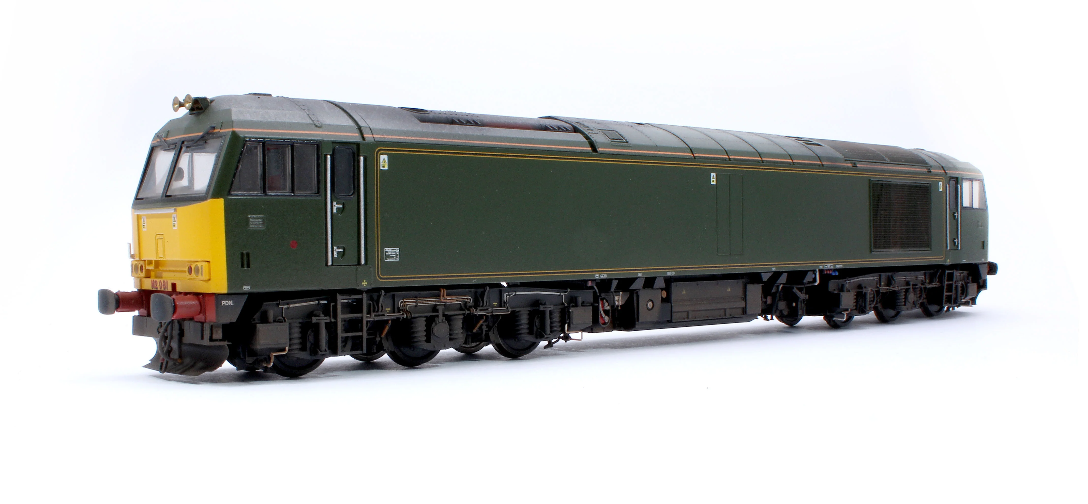 CM-60081-GWRW Highly Detailed Premium Weathered Class 60 081 “Isambard Kingdom Brunel” GWR Green Diesel Electric Locomotive