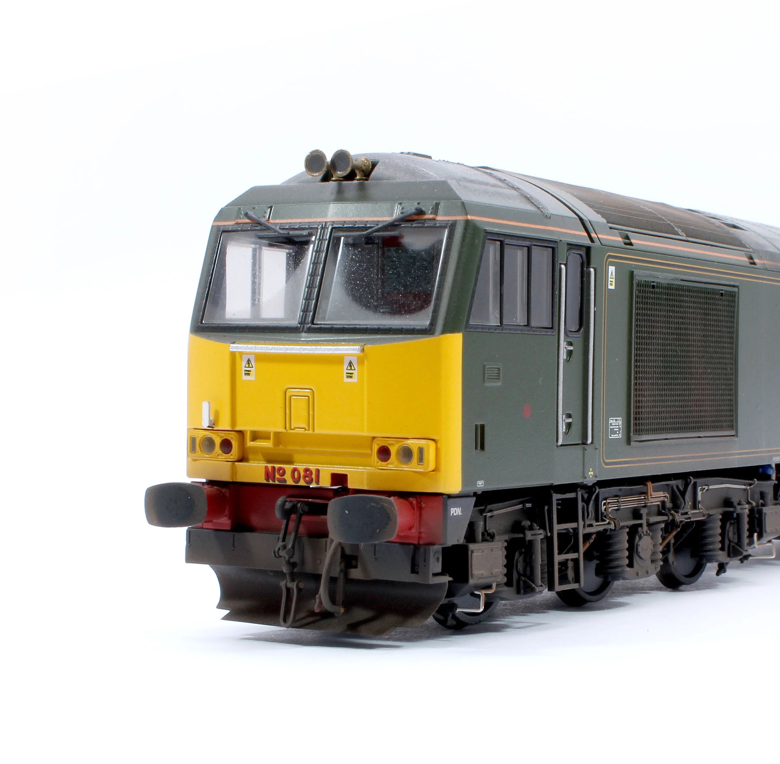 CM-60081-GWRW Highly Detailed Premium Weathered Class 60 081 “Isambard Kingdom Brunel” GWR Green Diesel Electric Locomotive - Image 8