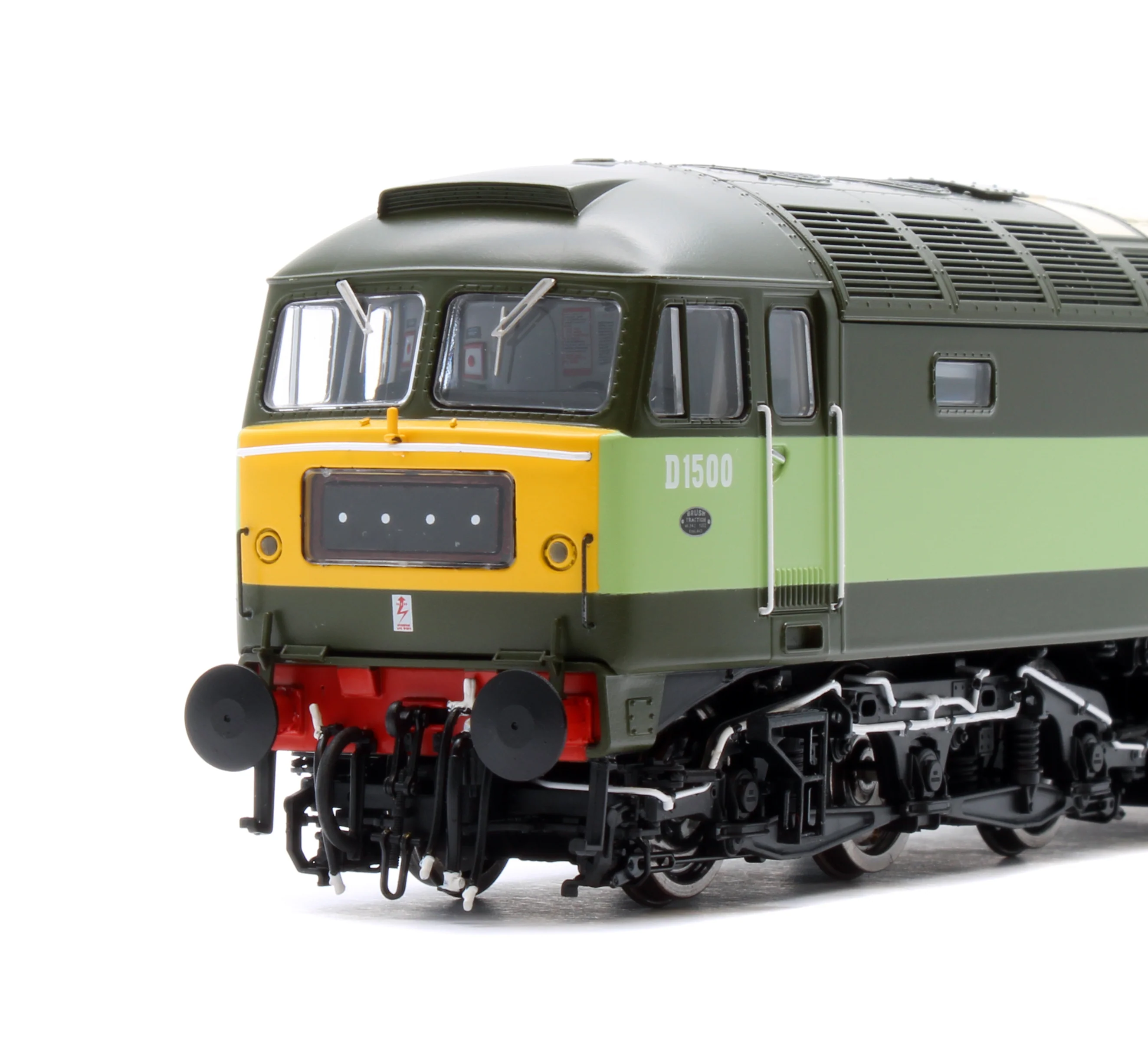 CM-D1500-TTGreen-SFW Highly Detailed Premium Weathered Class 47 BR Two Tone Green No.D1500 Diesel Locomotive - DCC Sound - Image 7